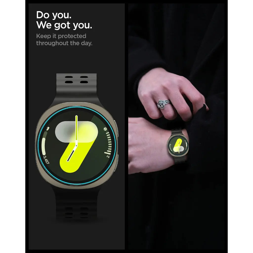 واقي شاشة Spigen Screen Protector EZ FIT for Samsung Watch 8 (44mm) [