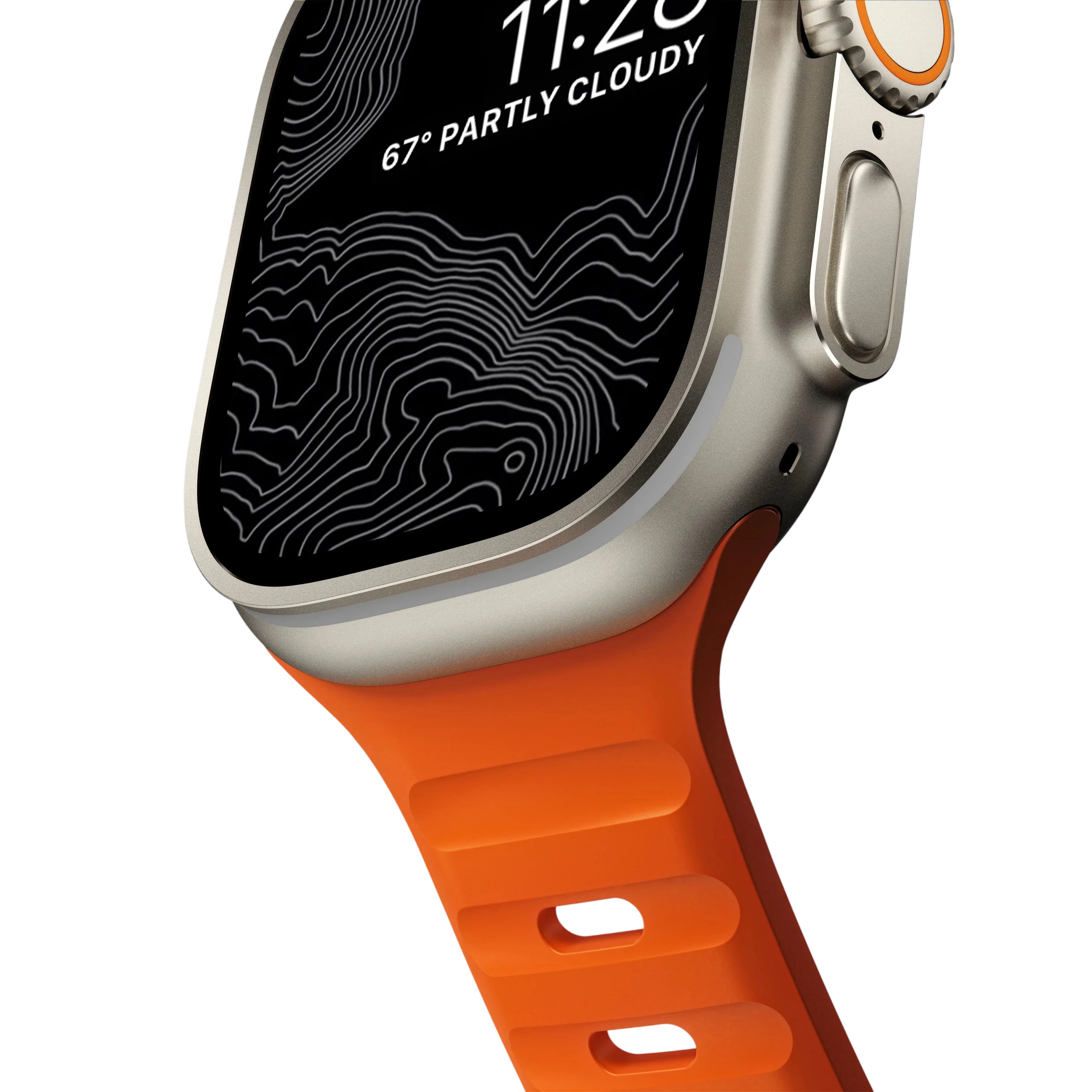 حزام رياضي مقاوم للماء نومات لساعة آبل 49mm / 46mm / 45mm