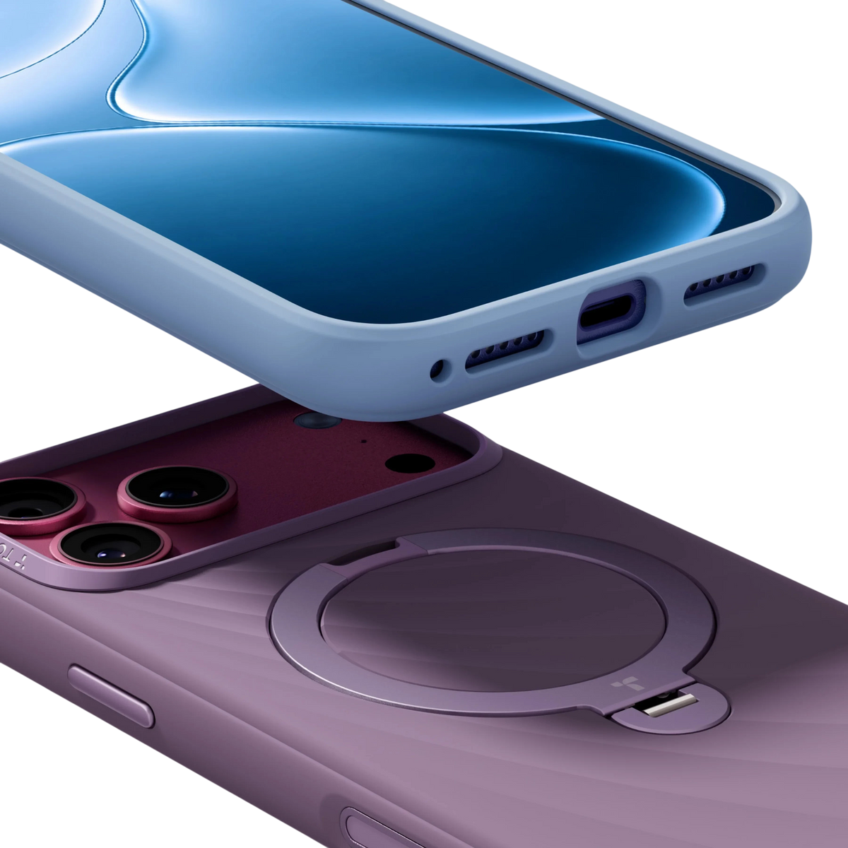 Torras Ostand Q3 Silicone Case for iPhone 18 Pro