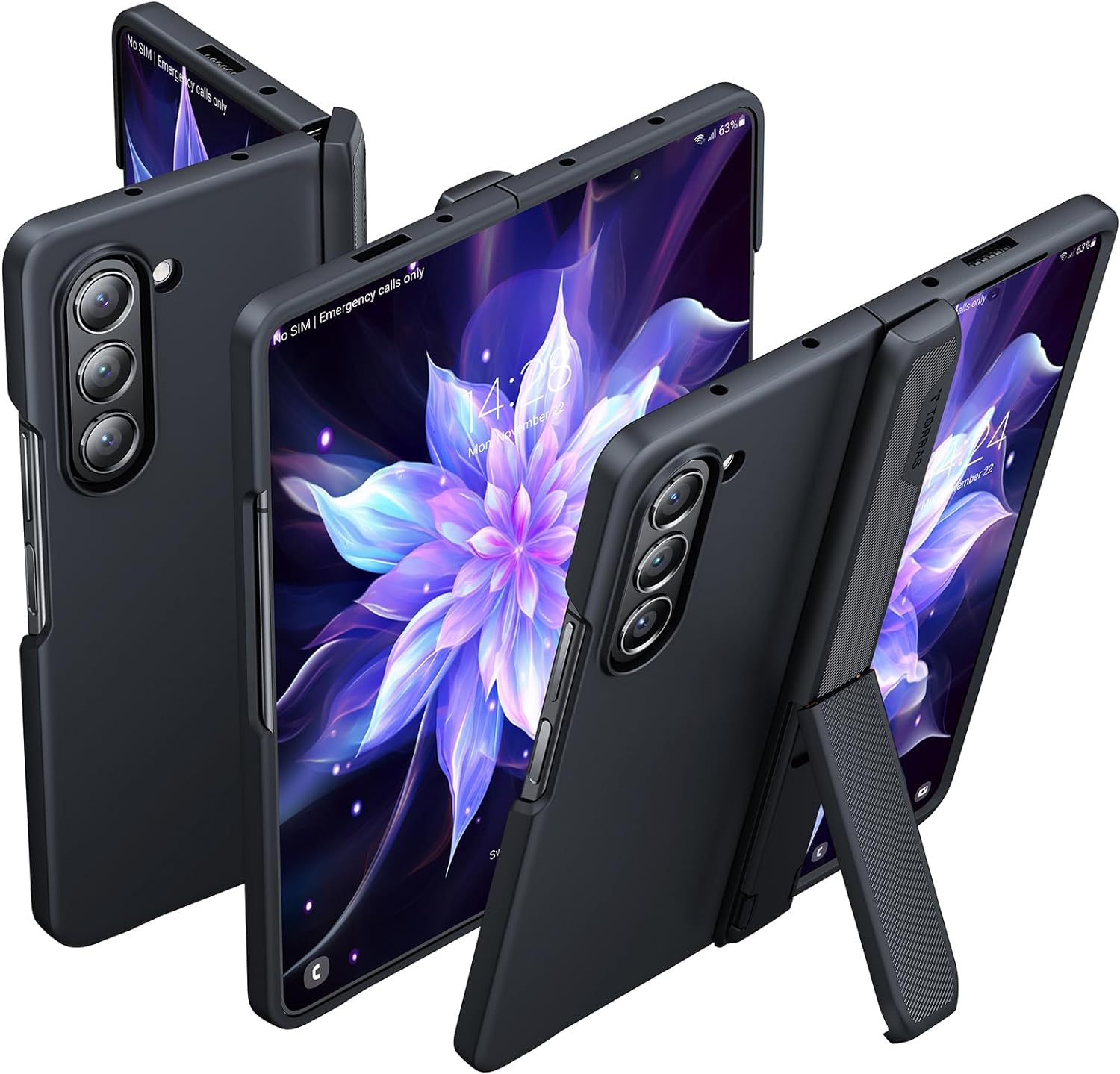 حافظة توراس Armor Stand لـ Galaxy Z Fold 6 بحماية المفصلة بمعيار عسكري MIL