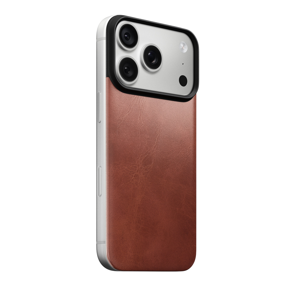 Nomad Mag Leather Back for iPhone 18 Pro - Olde Dublin (Horween Leather) #color_olde-dublin-horween-leather