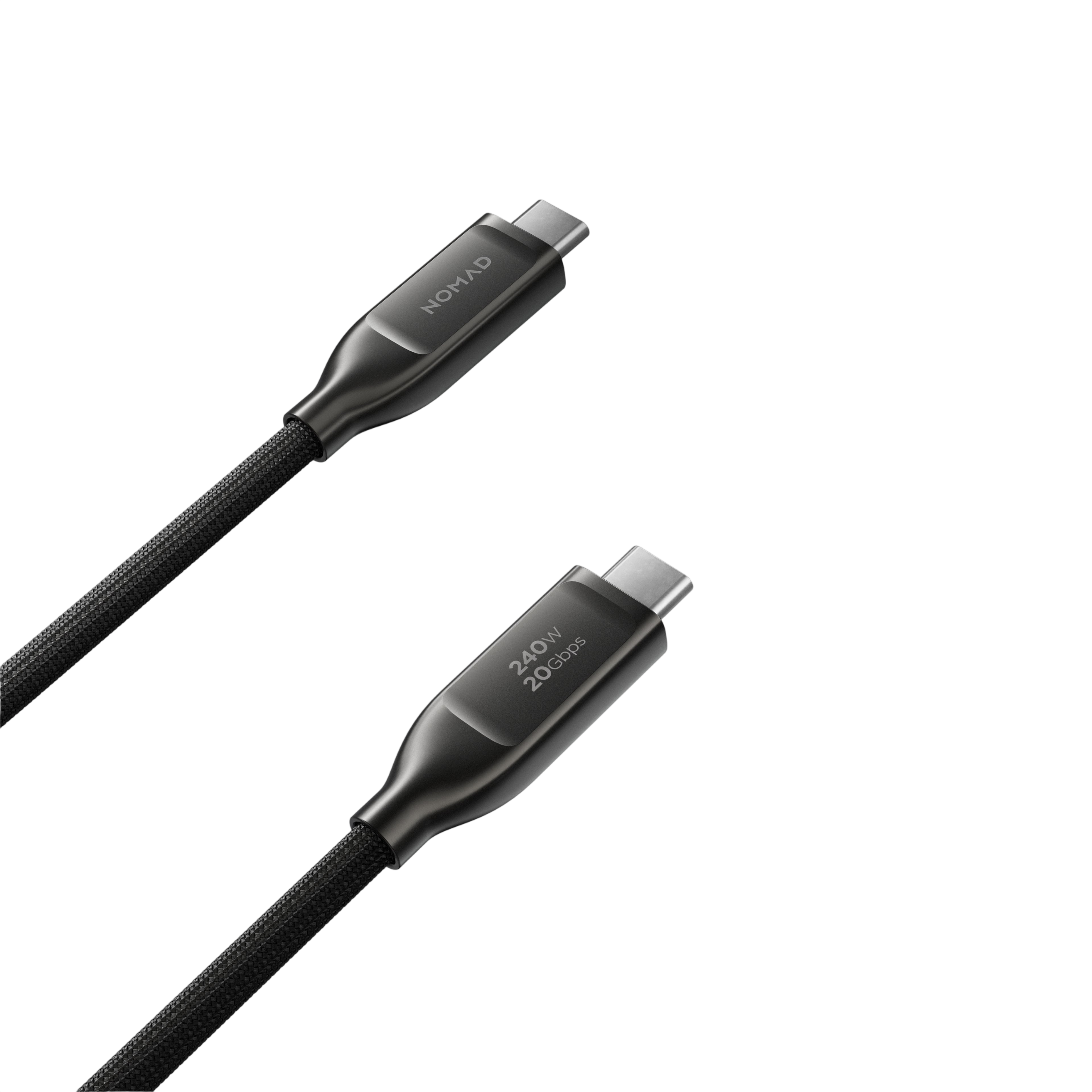 Nomad USB4 USB-C Cable Kevlar - Carbide - 1.0M