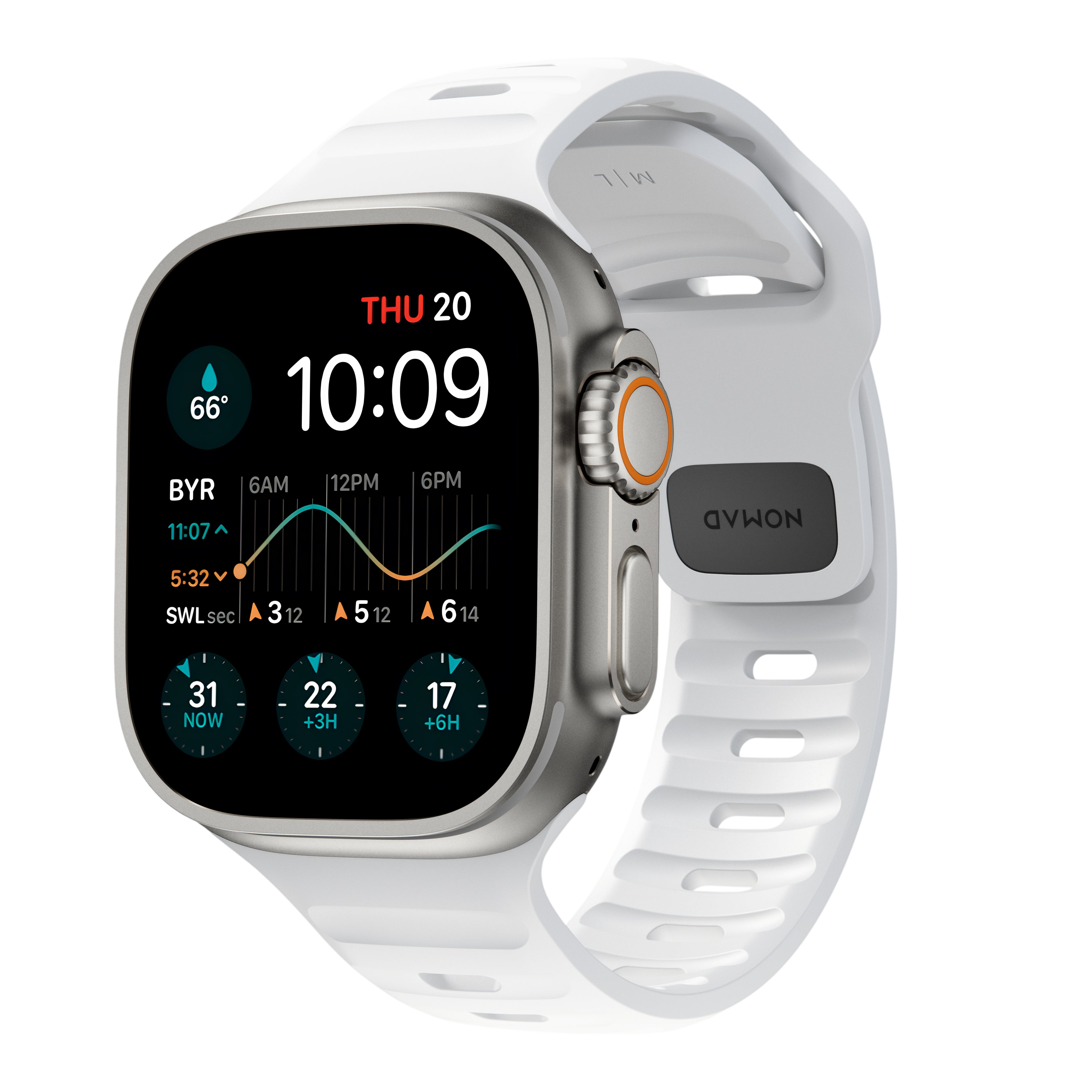 Nomad Waterproof Sport Band for Apple Watch 49mm / 46mm / 45mm