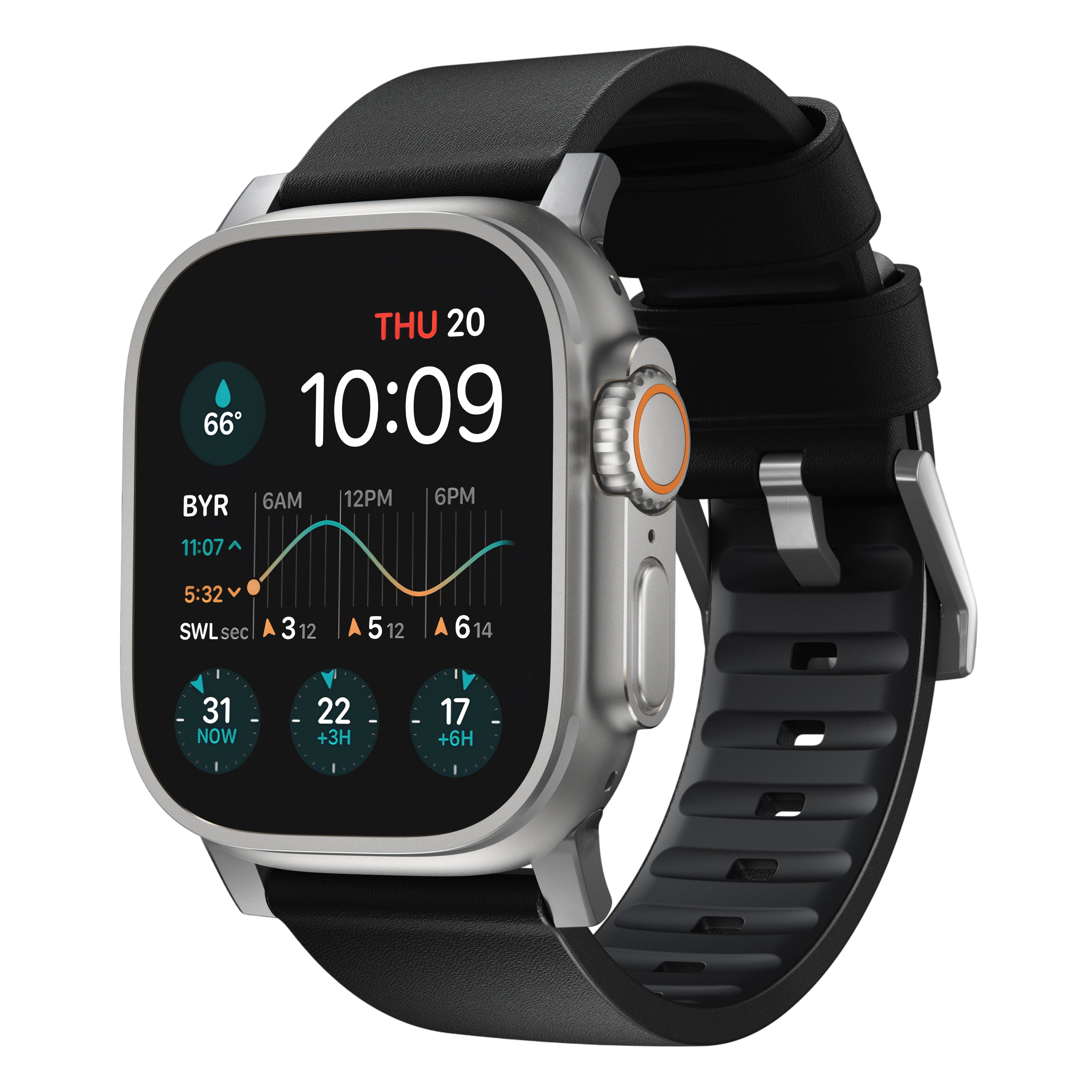 Nomad Active Band Pro Leather Band for Apple Watch 49mm / 46mm / 45mm