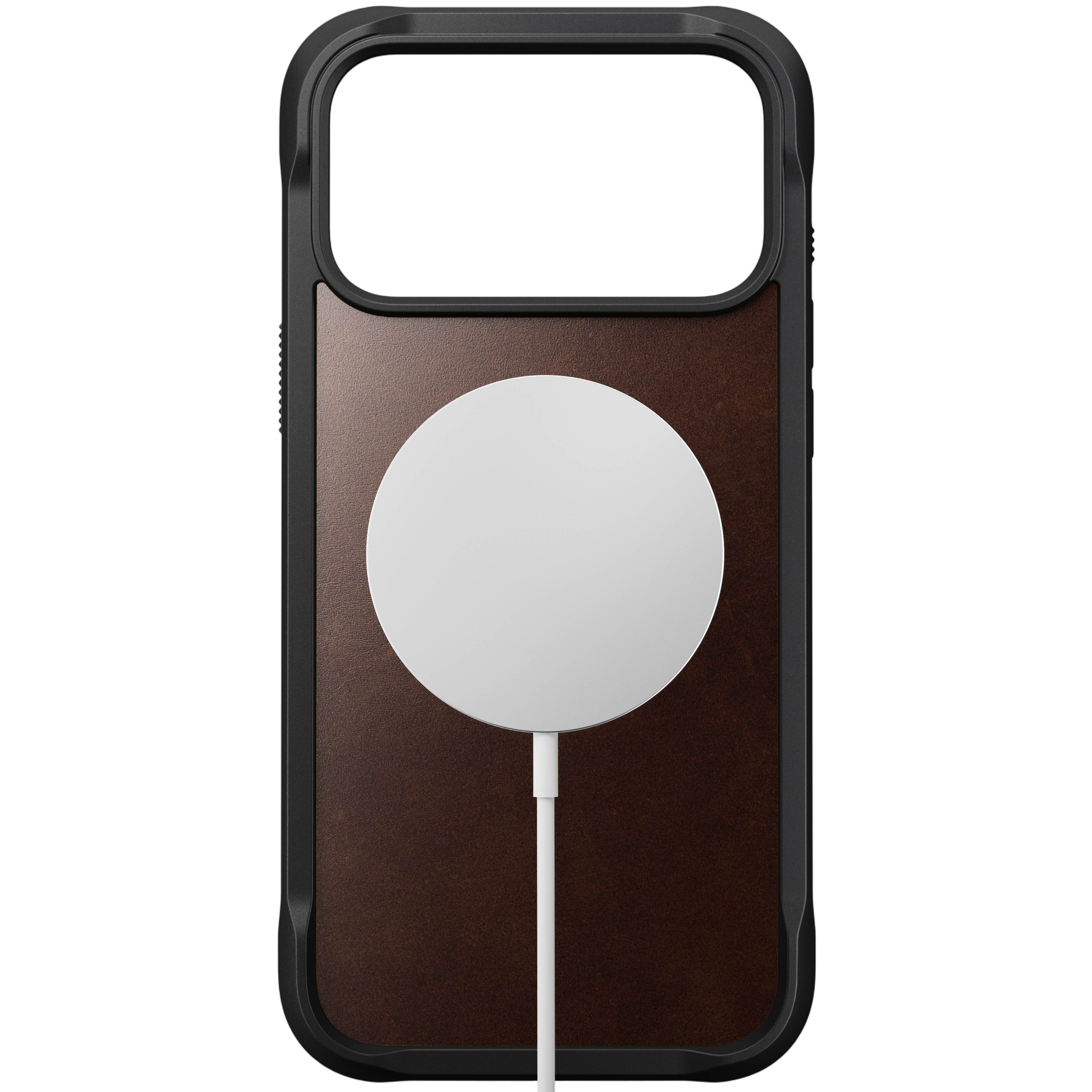 Nomad Rugged Leather Case for iPhone 17 Pro (Horween)