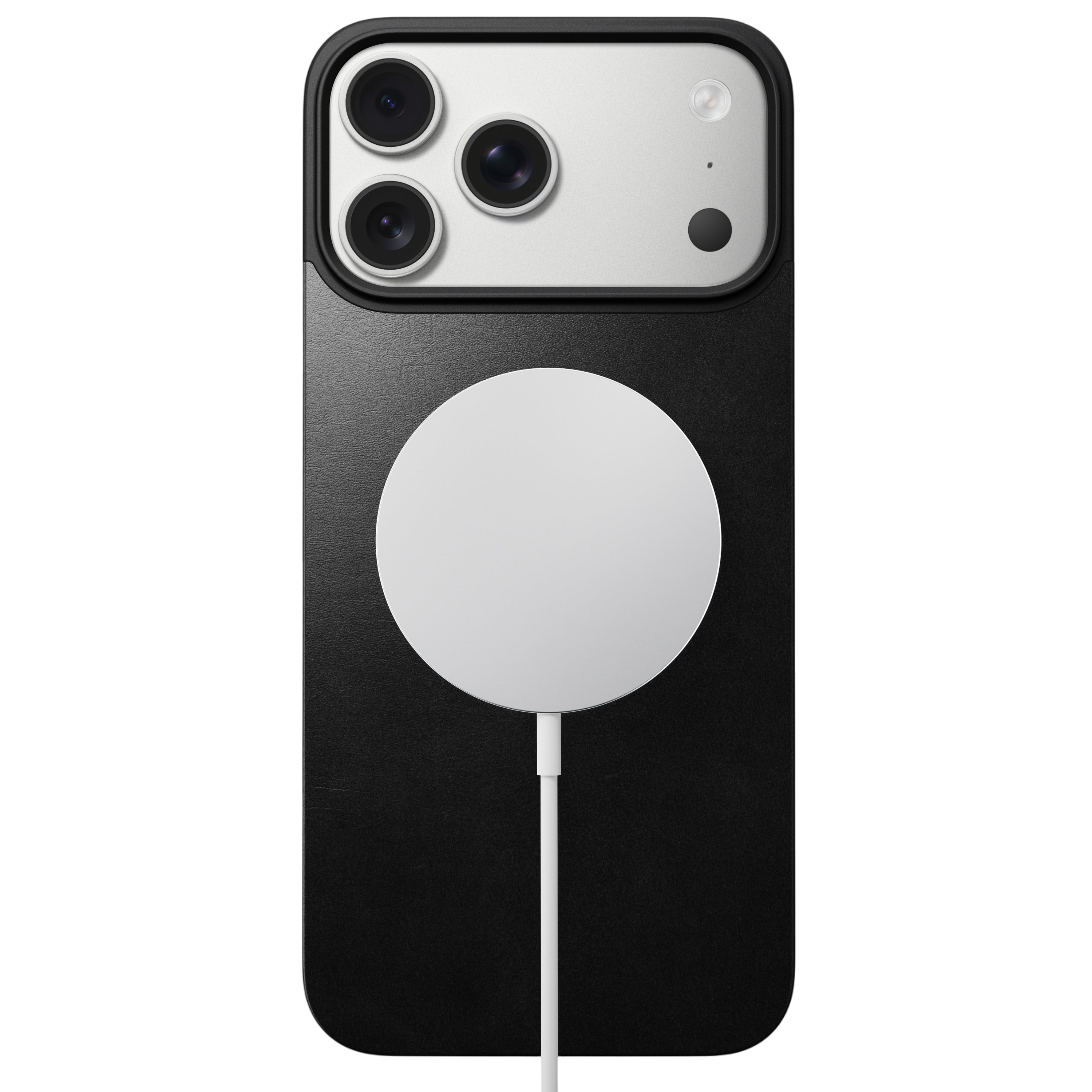 غلاف خلفي جلدي مغناطيسي نومات لجهاز آيفون 17 برو ماكس