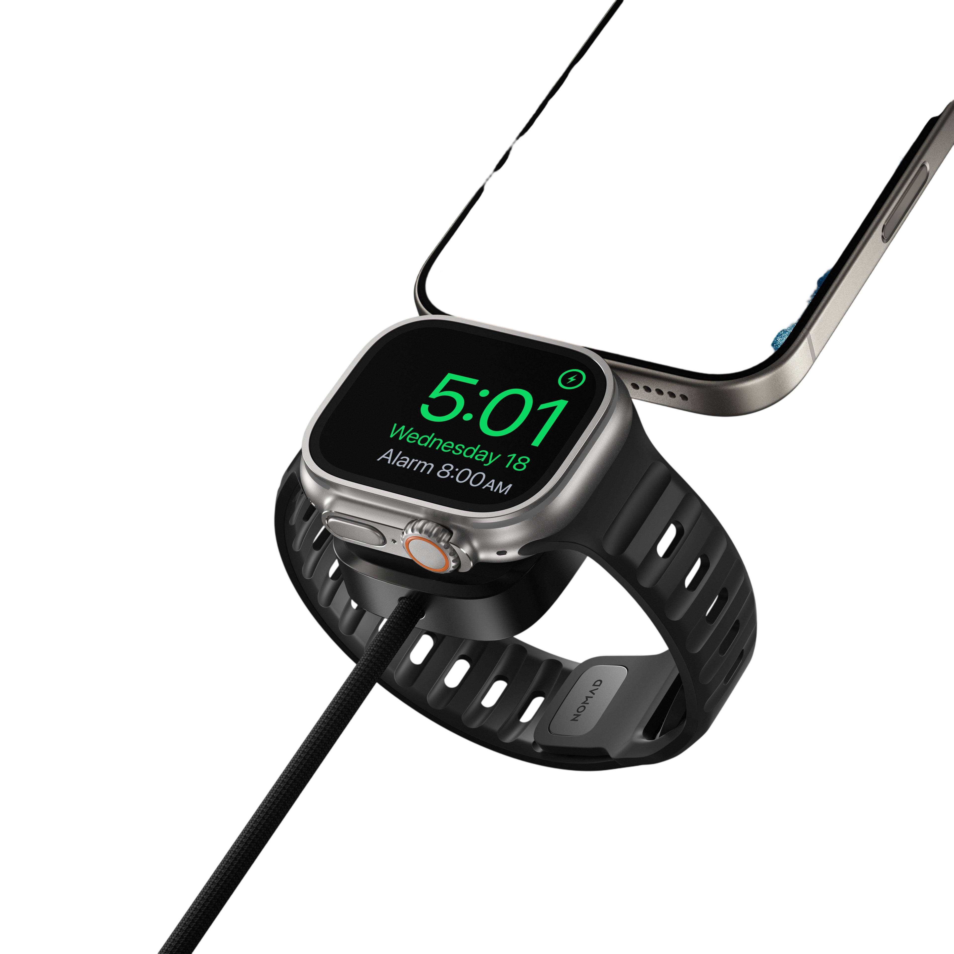 كابل نوماد العالمي لساعة آبل 1.5 متر | يو إس بي-سي | الشحن السريع لساعة آبل