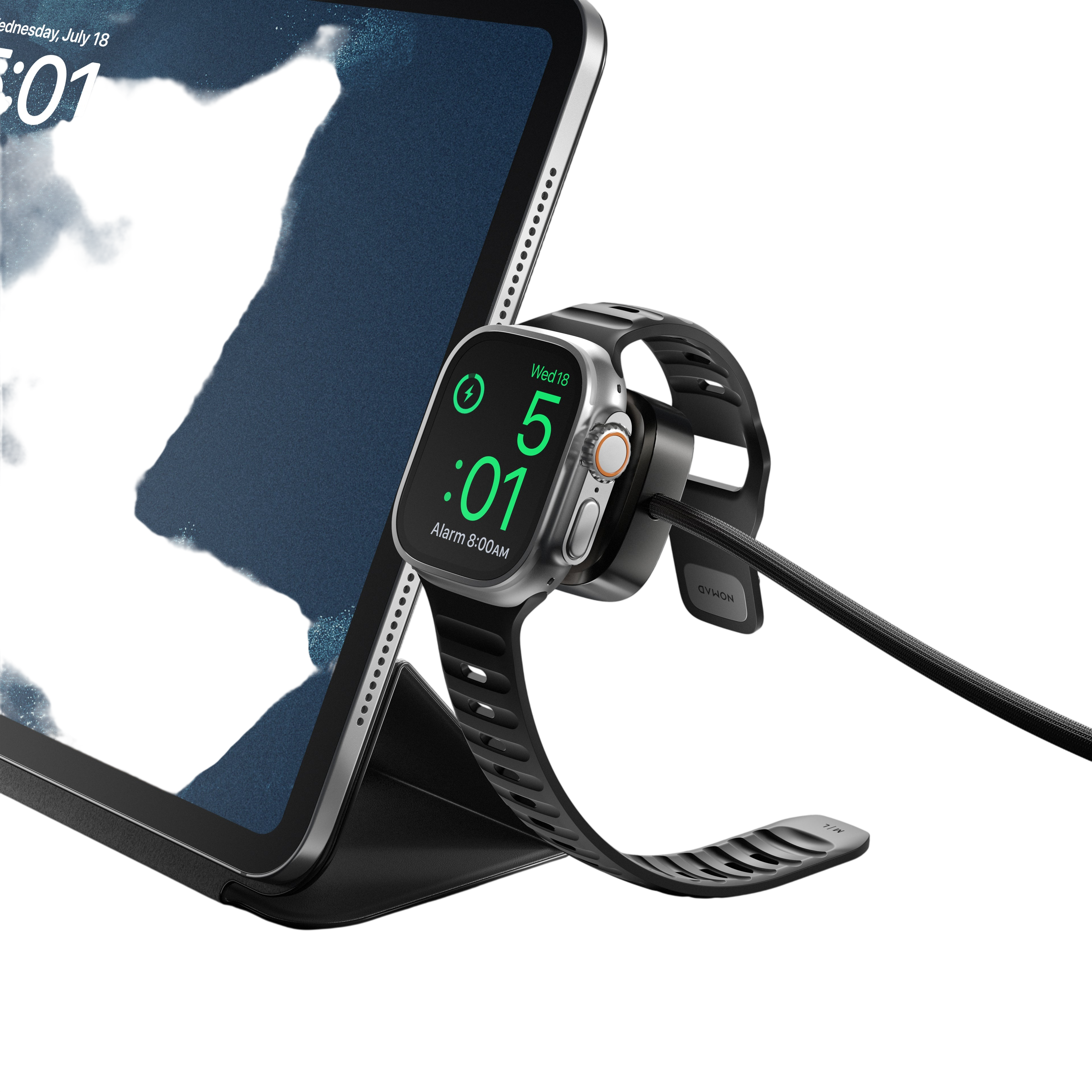 كابل نوماد العالمي لساعة آبل 1.5 متر | يو إس بي-سي | الشحن السريع لساعة آبل