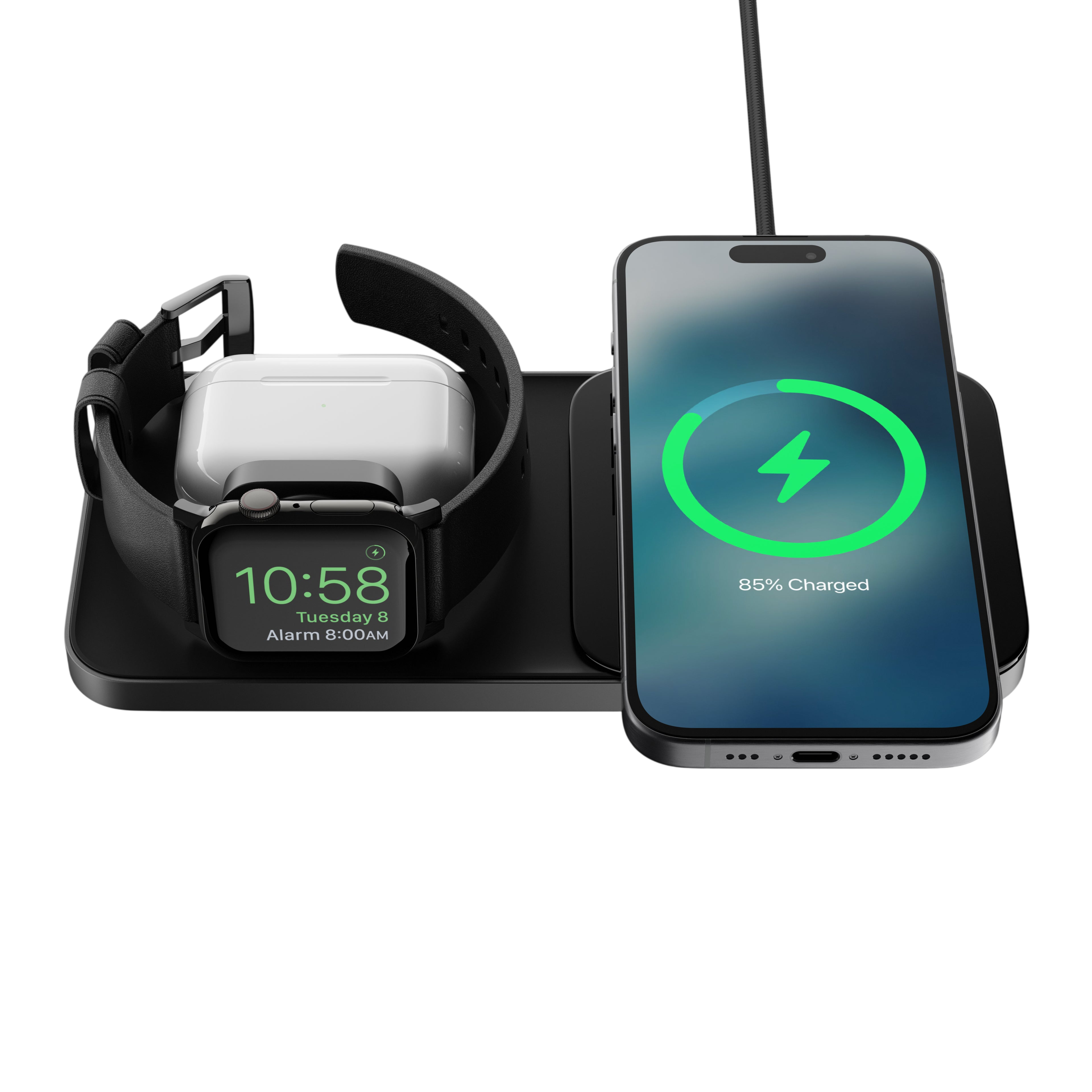 مركز شحن Nomad Base One Max 3 في 1 (الجيل الثالث)