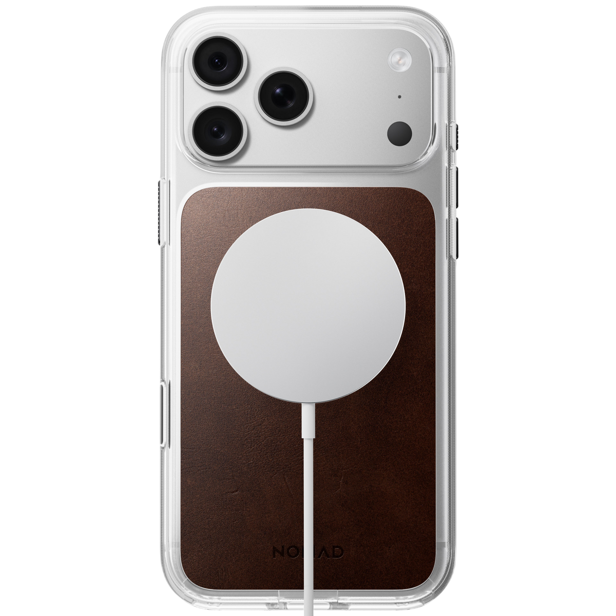Nomad Clear Leather Case for iPhone 18 Pro Max