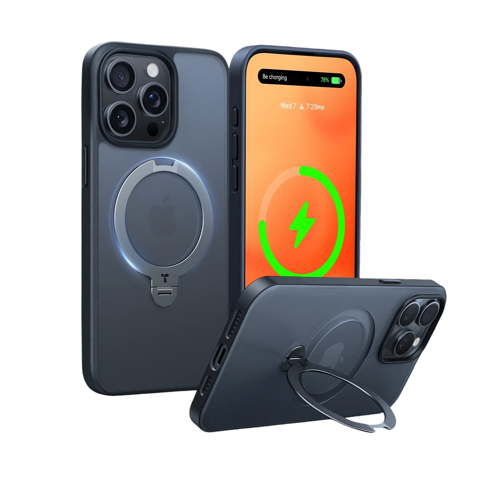 حافظة TORRAS Ostand 360° Spin Stand MagSafe لهاتف iPhone 16 Pro