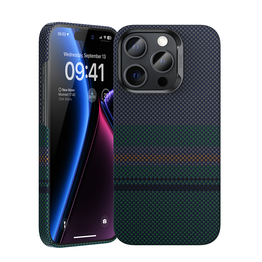 حافظة Benks Aurora ArmorAir مصنوعة من Kevlar® لهاتف iPhone 15 Pro Max