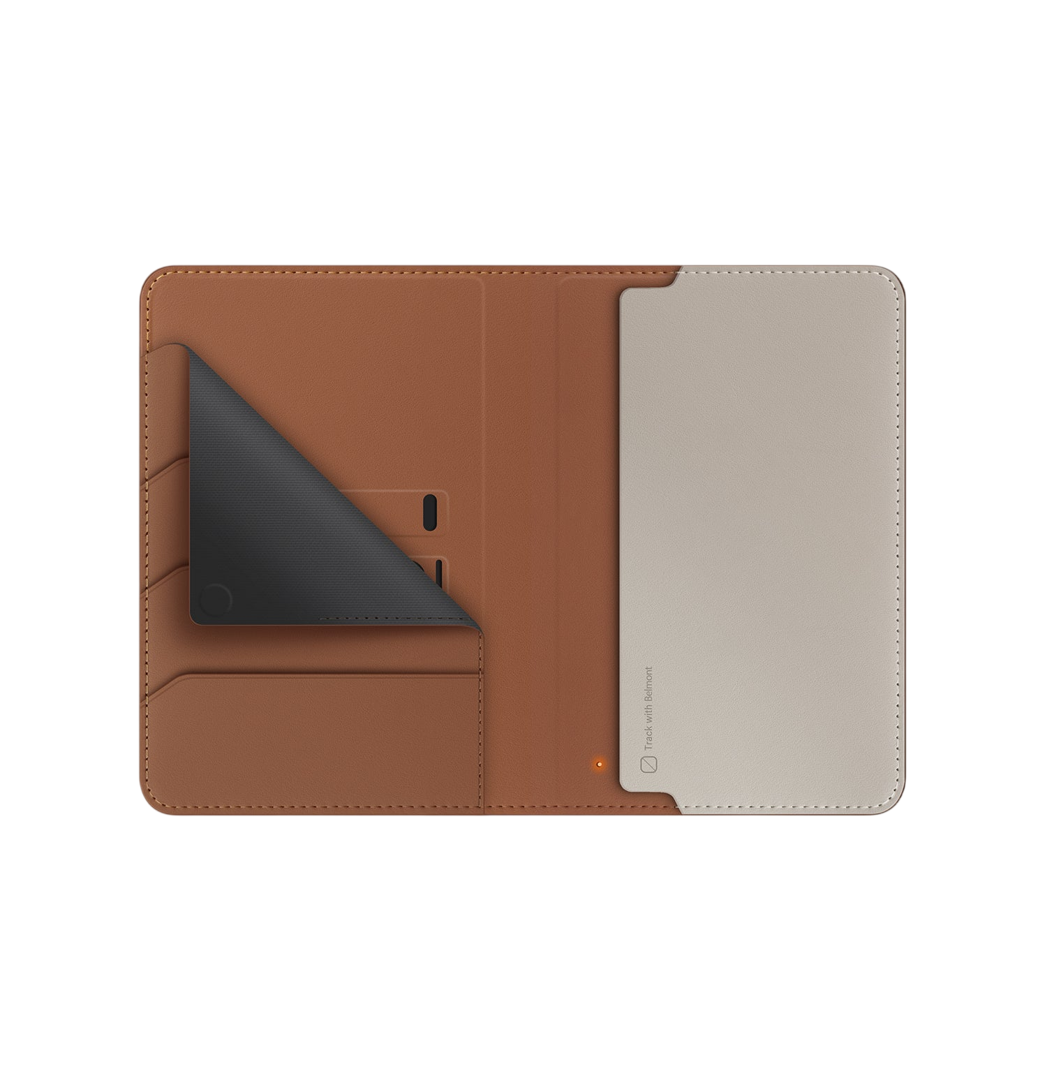 Uniq Belmont Find My Vegan Leather Passport Holder
