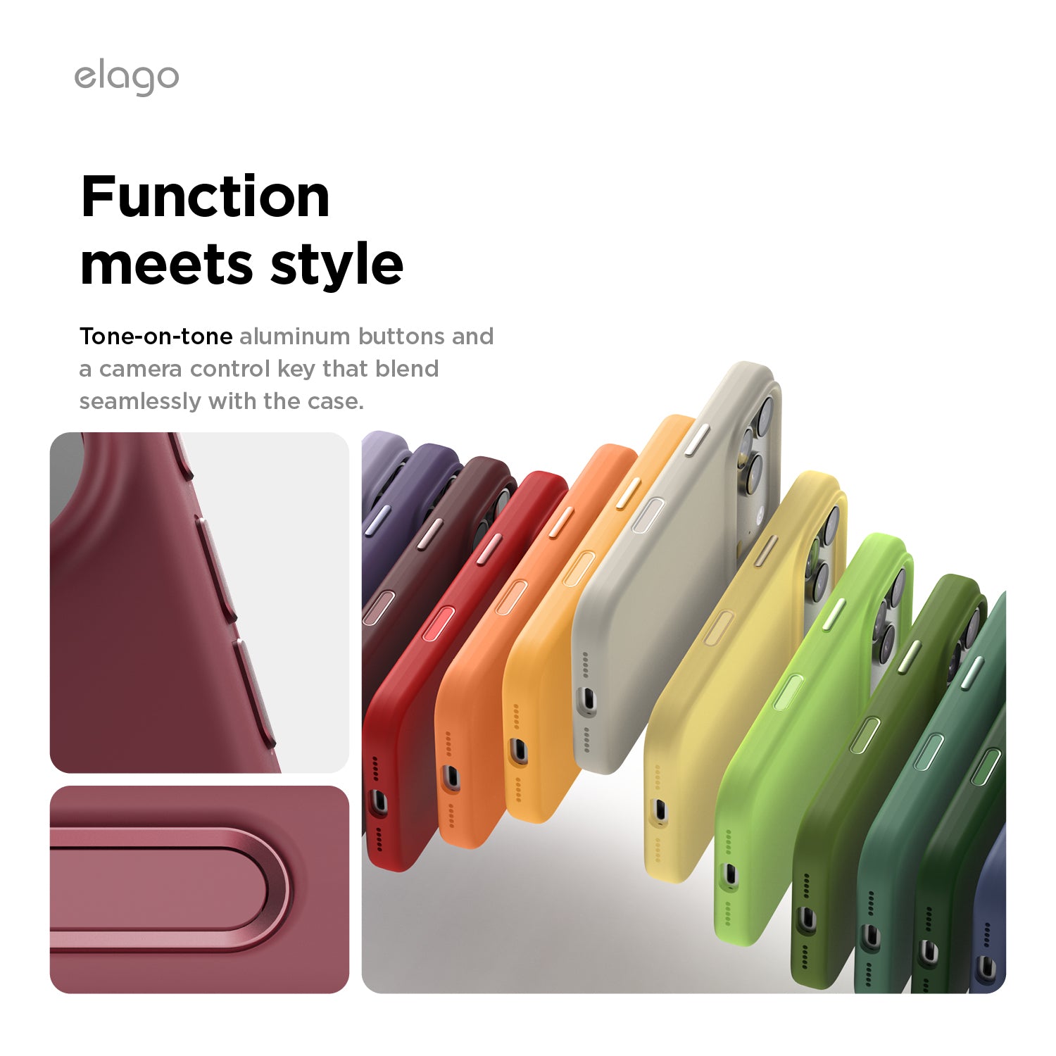 Elago Mag Silicone Case for iPhone 17 Pro / iPhone 18 Pro - Burgundy