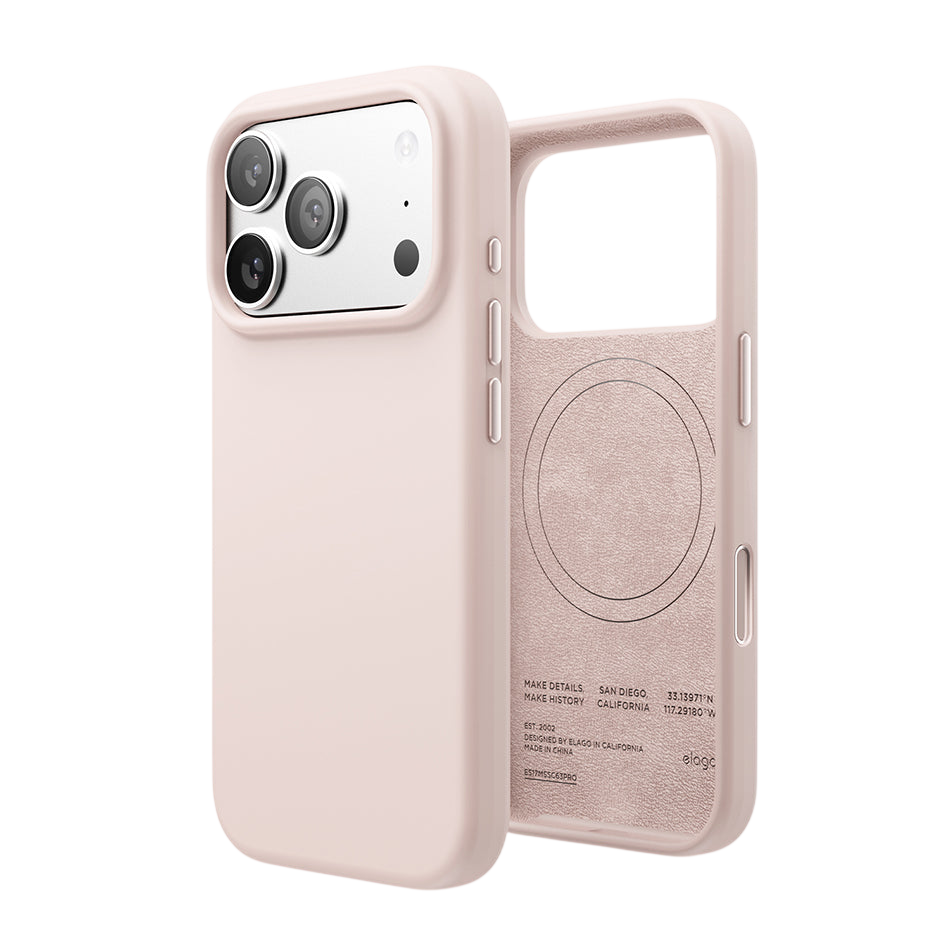 Elago Mag Silicone Case for iPhone 17 Pro / iPhone 18 Pro - Lovely Pink