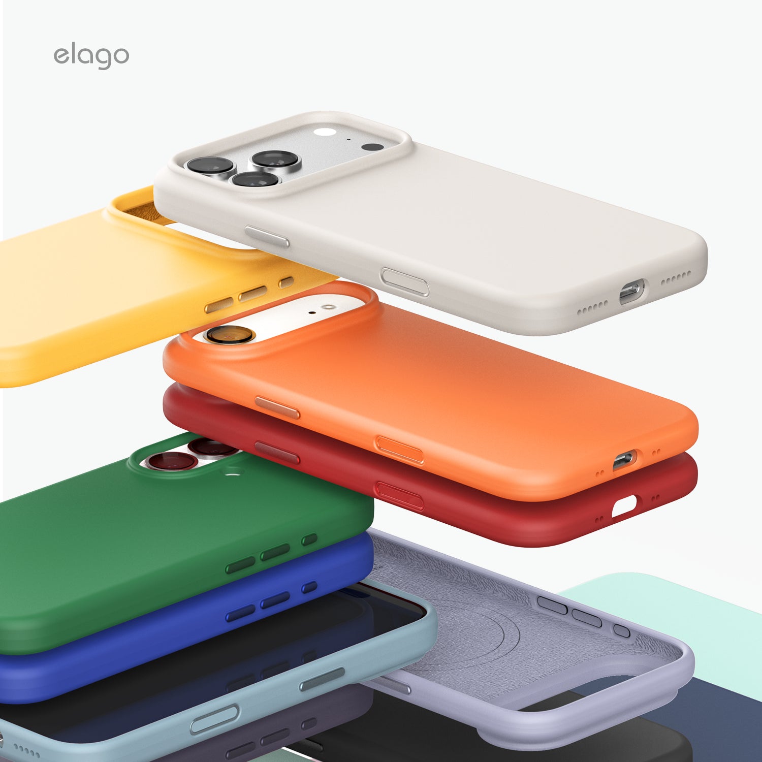 Elago Mag Silicone Case for iPhone 17 Pro / iPhone 18 Pro - Medium Grey