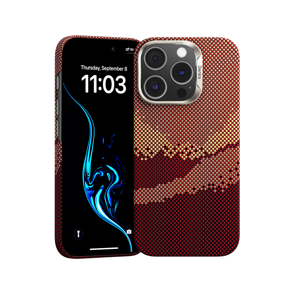 Benks GoldenTide ArmorAir Case built with Kevlar® for iPhone 16 Pro Max