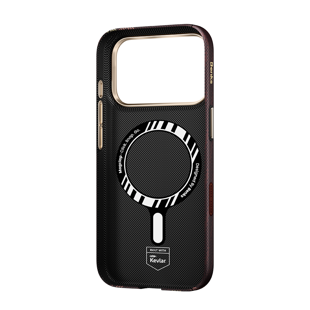 Benks Haven Case built with Kevlar® for iPhone 18 Pro / 18 Pro Max - Rouge