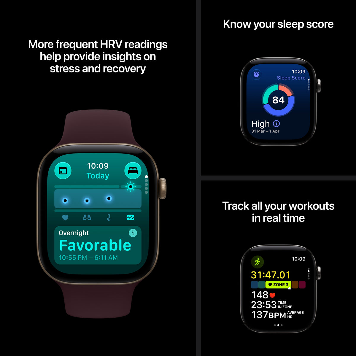 Apple Watch Series 12 - Dark Bronze Aluminum Milanese Loop 42mm