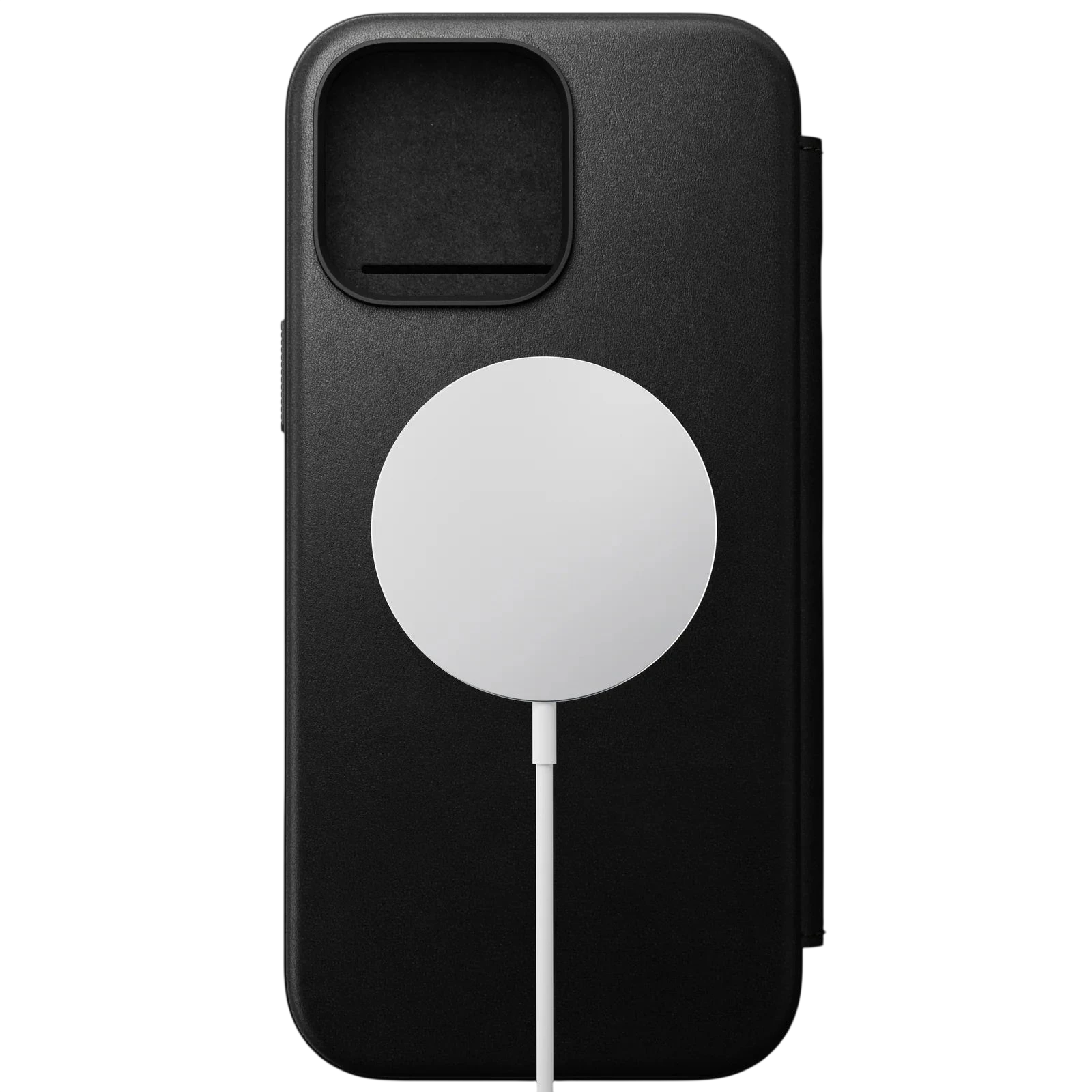 غطاء نوماد الجلدي الحديث لهاتف آيفون 16 برو