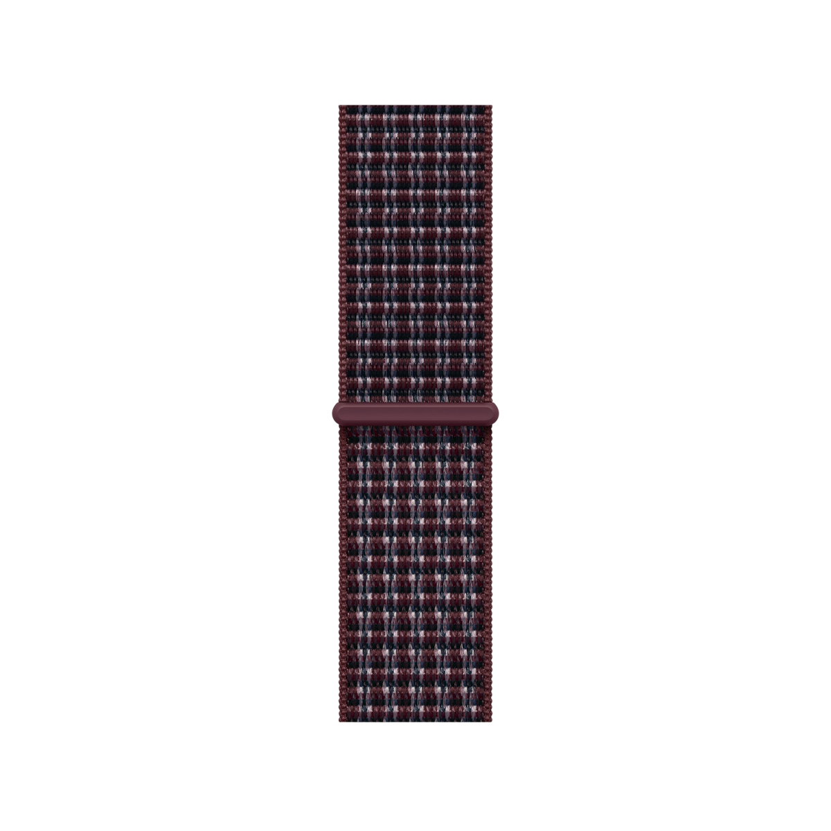 Apple Watch Sport Loop - Burgundy Plaid
