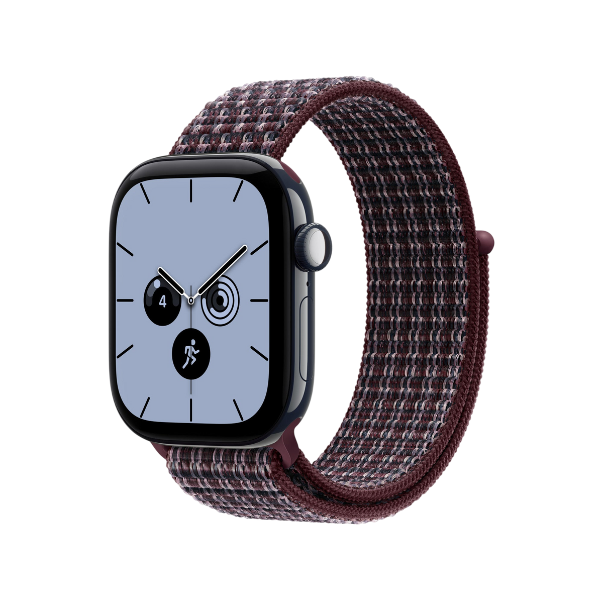 Apple Watch Sport Loop - Burgundy Plaid - alternate view 1