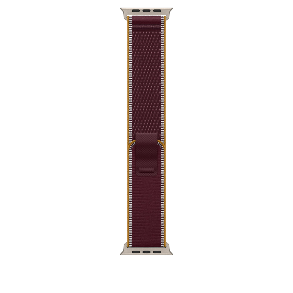 Apple Watch Ultra Trail Loop (49mm) - Burgundy (Natural Titanium)