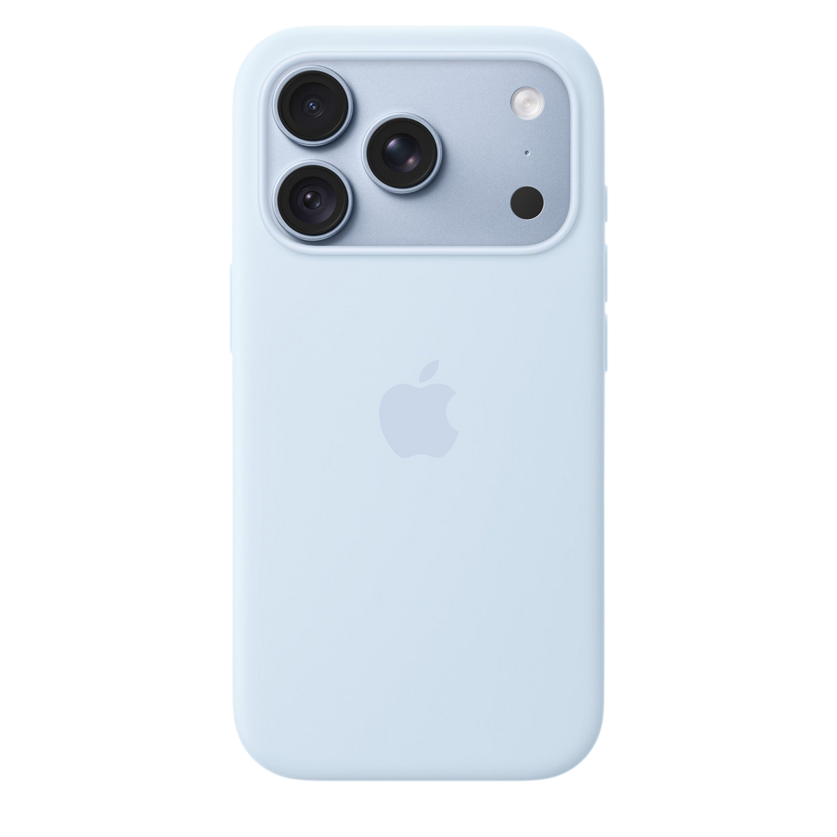 Apple iPhone 18 Pro Silicone Case with MagSafe in Crisp Blue