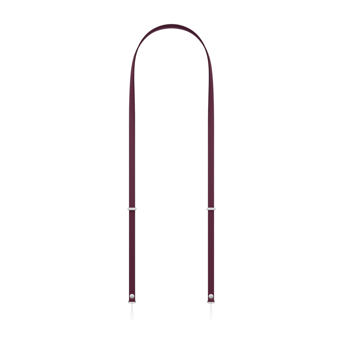 Apple Crossbody Strap in Burgundy