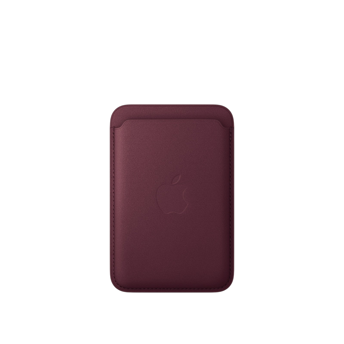 Apple iPhone FineWoven Wallet with MagSafe in Burgundy