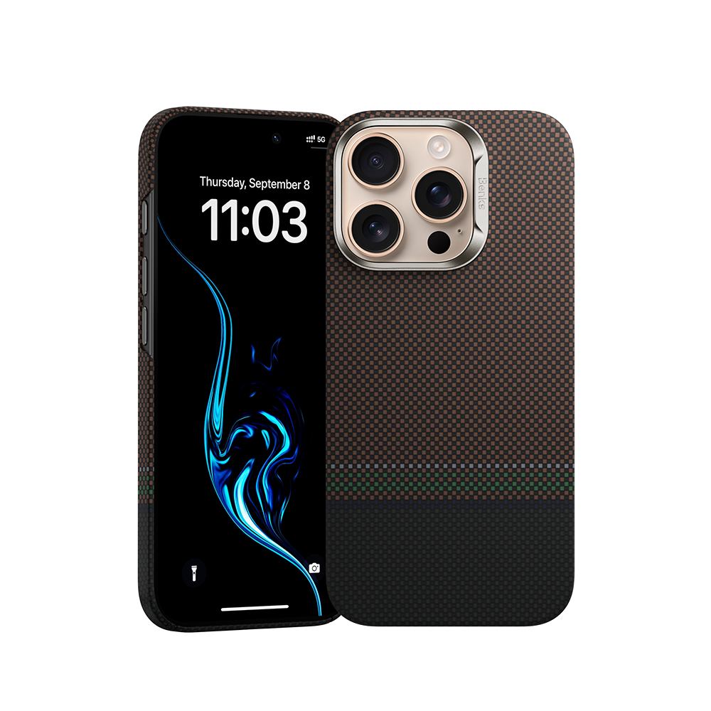 حافظة Benks Prestige ArmorAir مصنوعة من Kevlar® لهاتف iPhone 16 Pro