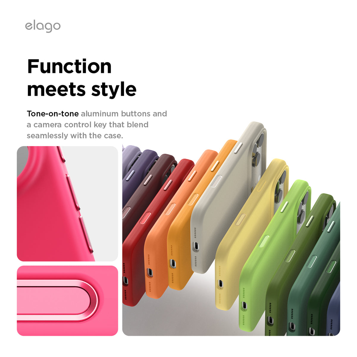 Elago Mag Silicone Case for iPhone 17 Pro Max / iPhone 18 Pro Max - Ice Red