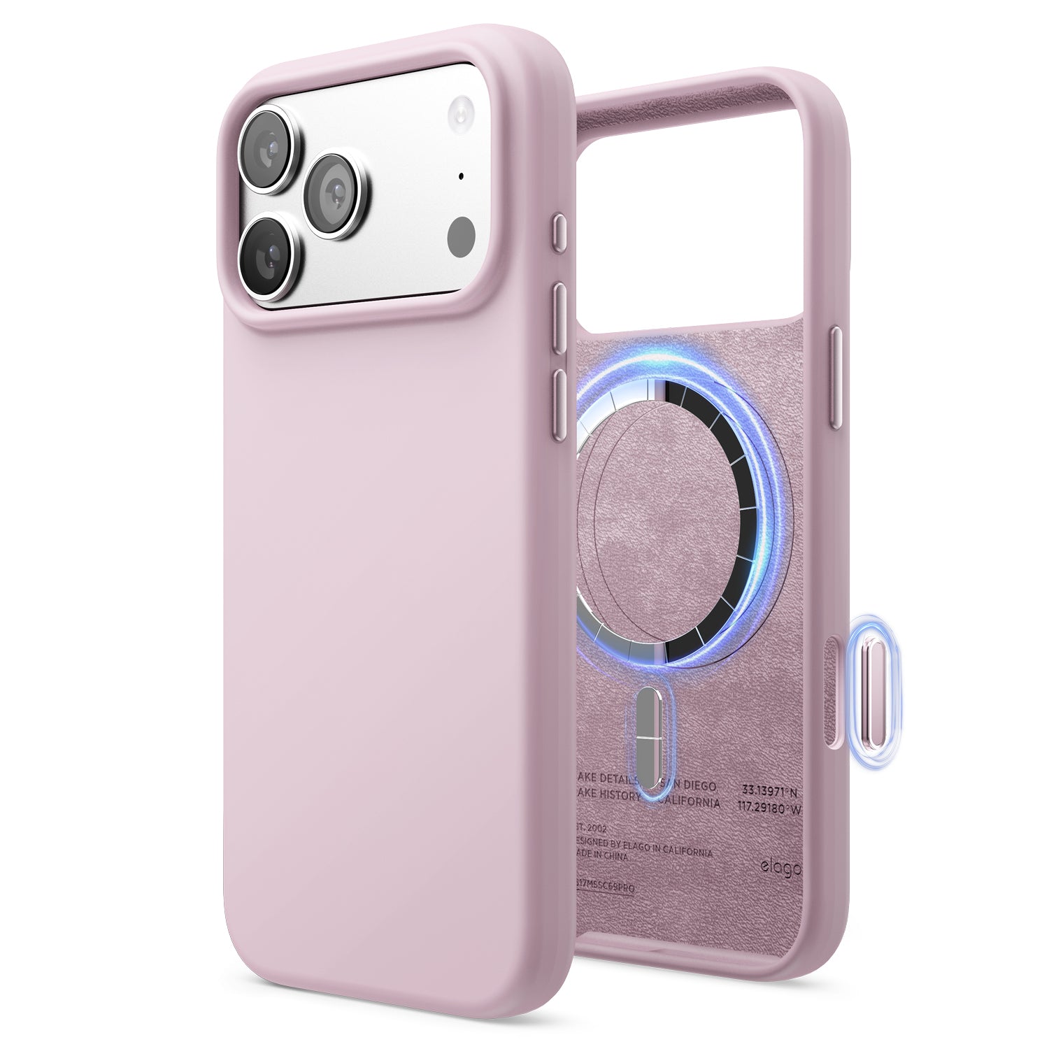 Elago Mag Silicone Case for iPhone 17 Pro Max / iPhone 18 Pro Max - Light Lilac