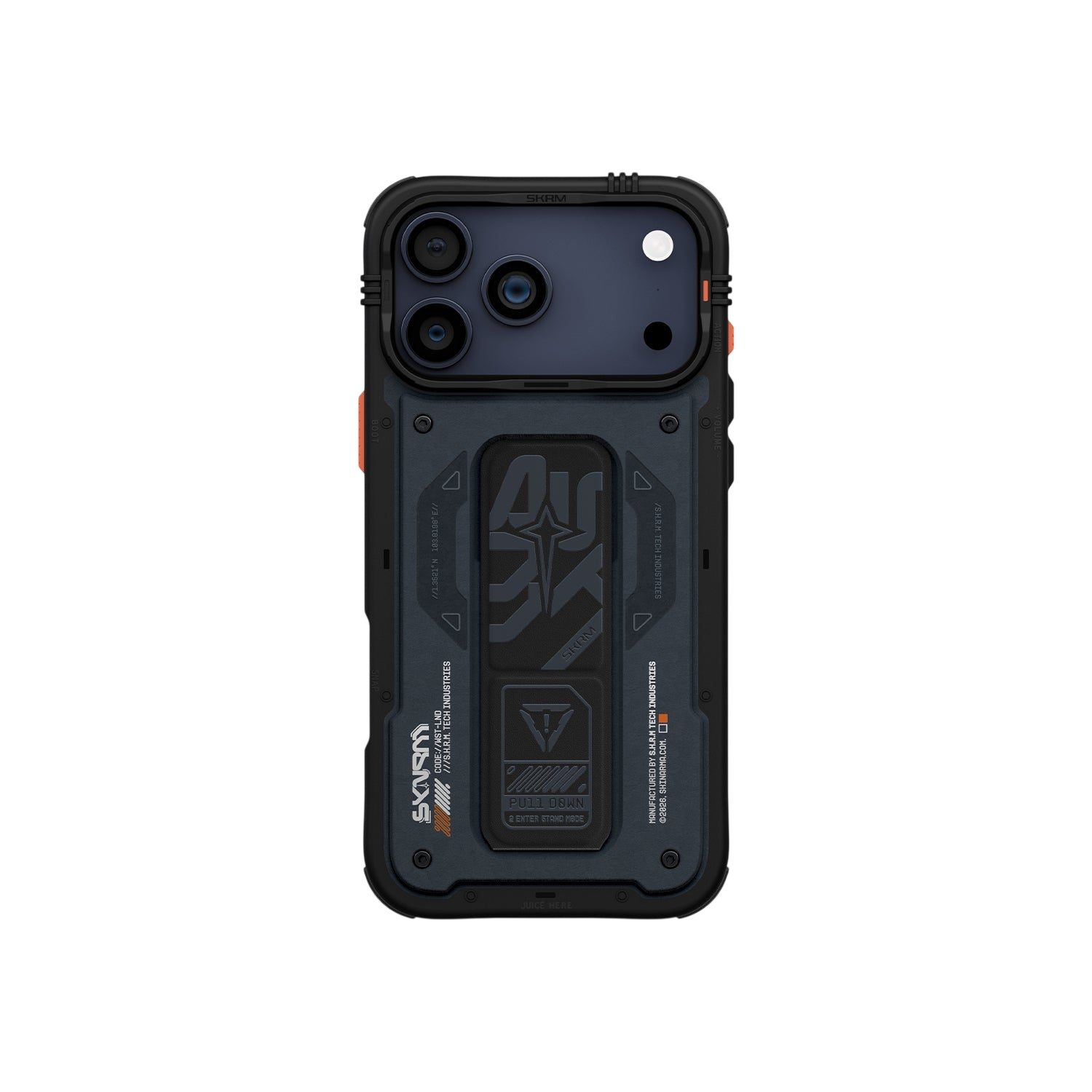 Skinarma Aegis Mag-Charge Grip-Stand Case for iPhone 17 Pro Max - Navy