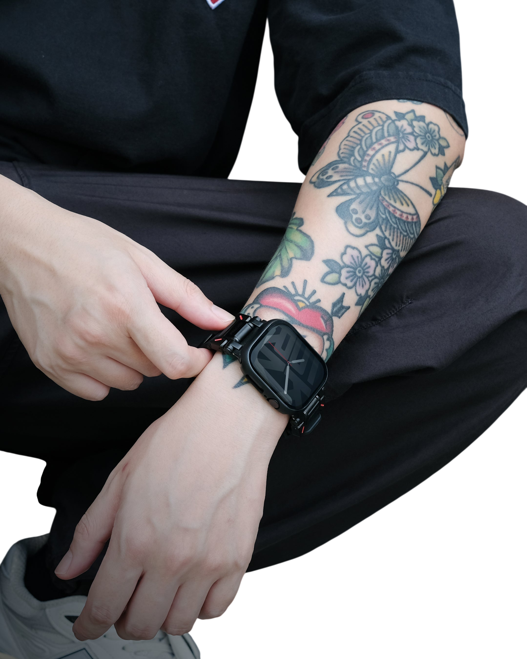 Skinarma GADO Slim Case with 9H Clear Screen Protector for Apple Watch Series 11 / 10 46mm