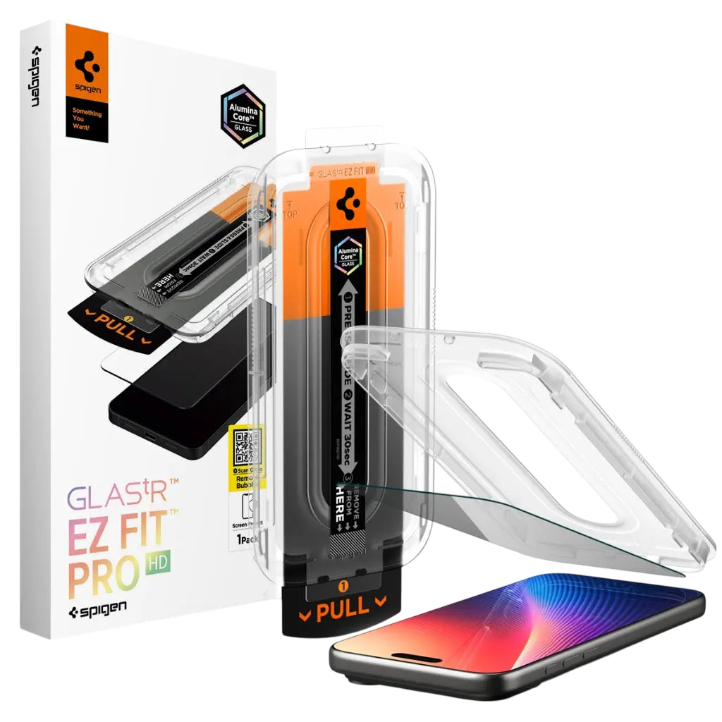 واقي شاشة Spigen Privacy Screen Protector Glas.tR EZ Fit Pro HD for iP