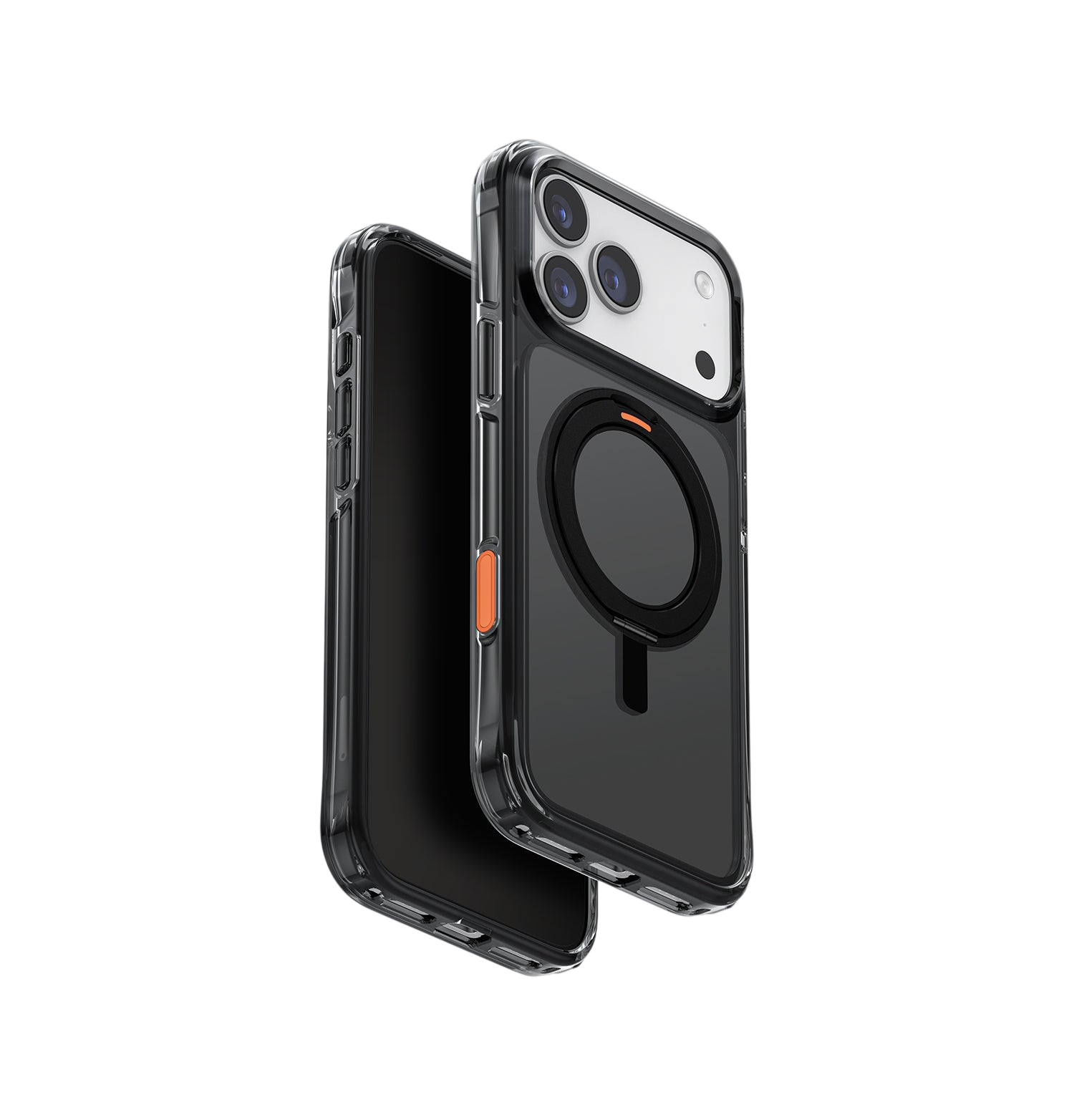 Uniq Swivix Hybrid Clear Case with 360° Rotating Kickstand for iPhone 17 Pro Max
