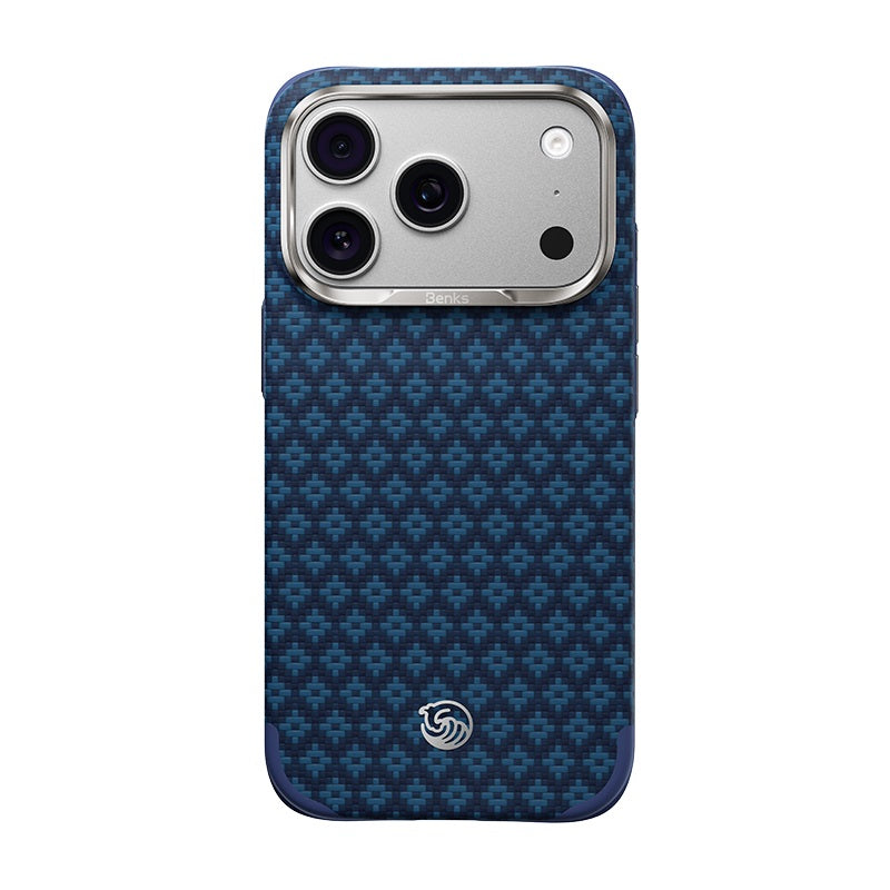 Benks ArmorGrid Edge X9 Case built with Kevlar® for iPhone 18 Pro / 18 Pro Max - Beyond Blue