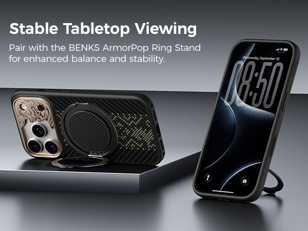 Benks Knight Pro Case built with Kevlar® for iPhone 18 Pro Max - features