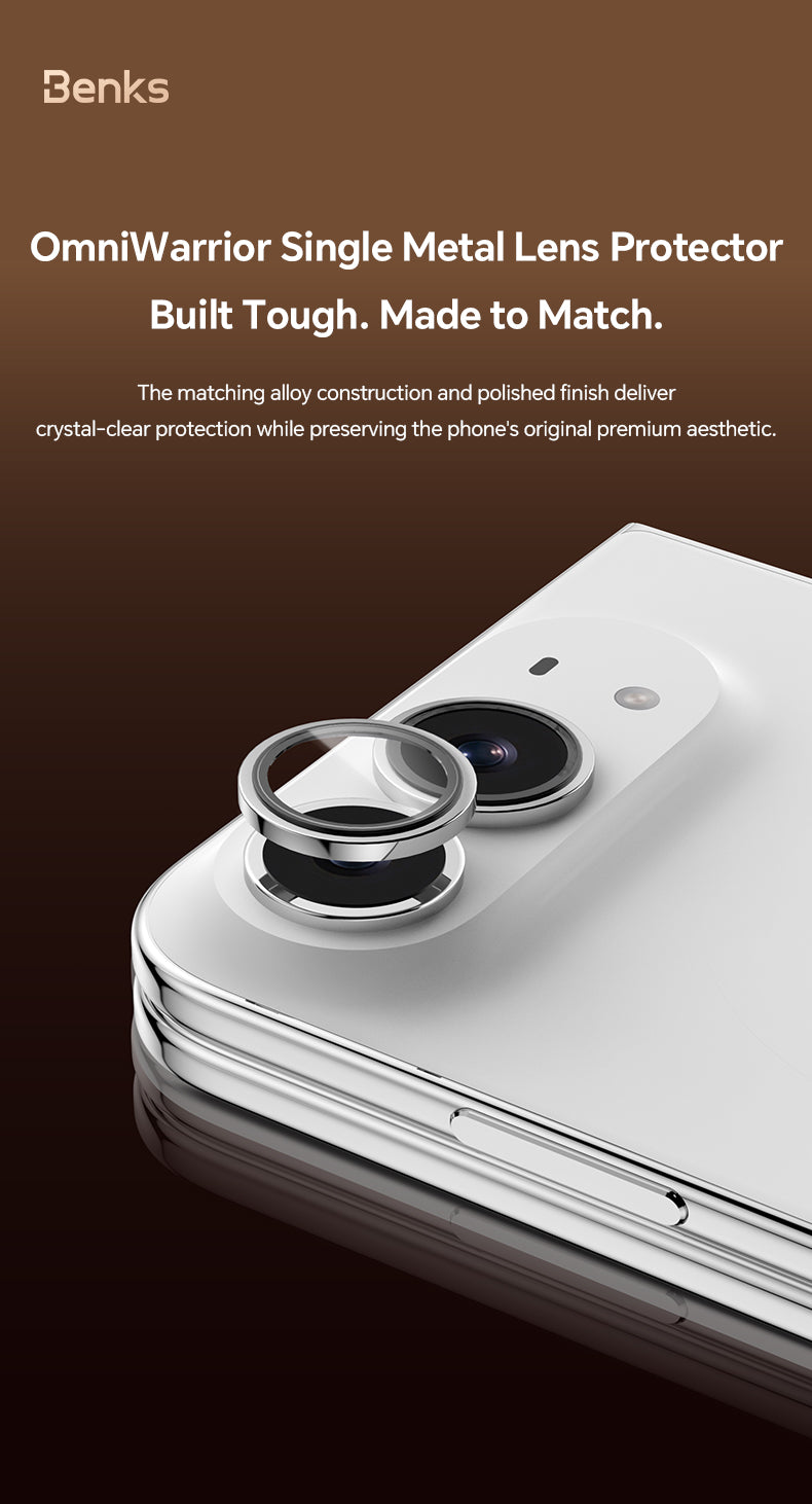 Benks OmniWarrior AR Lens Protector for iPhone Duo - Metal AR lens protector features