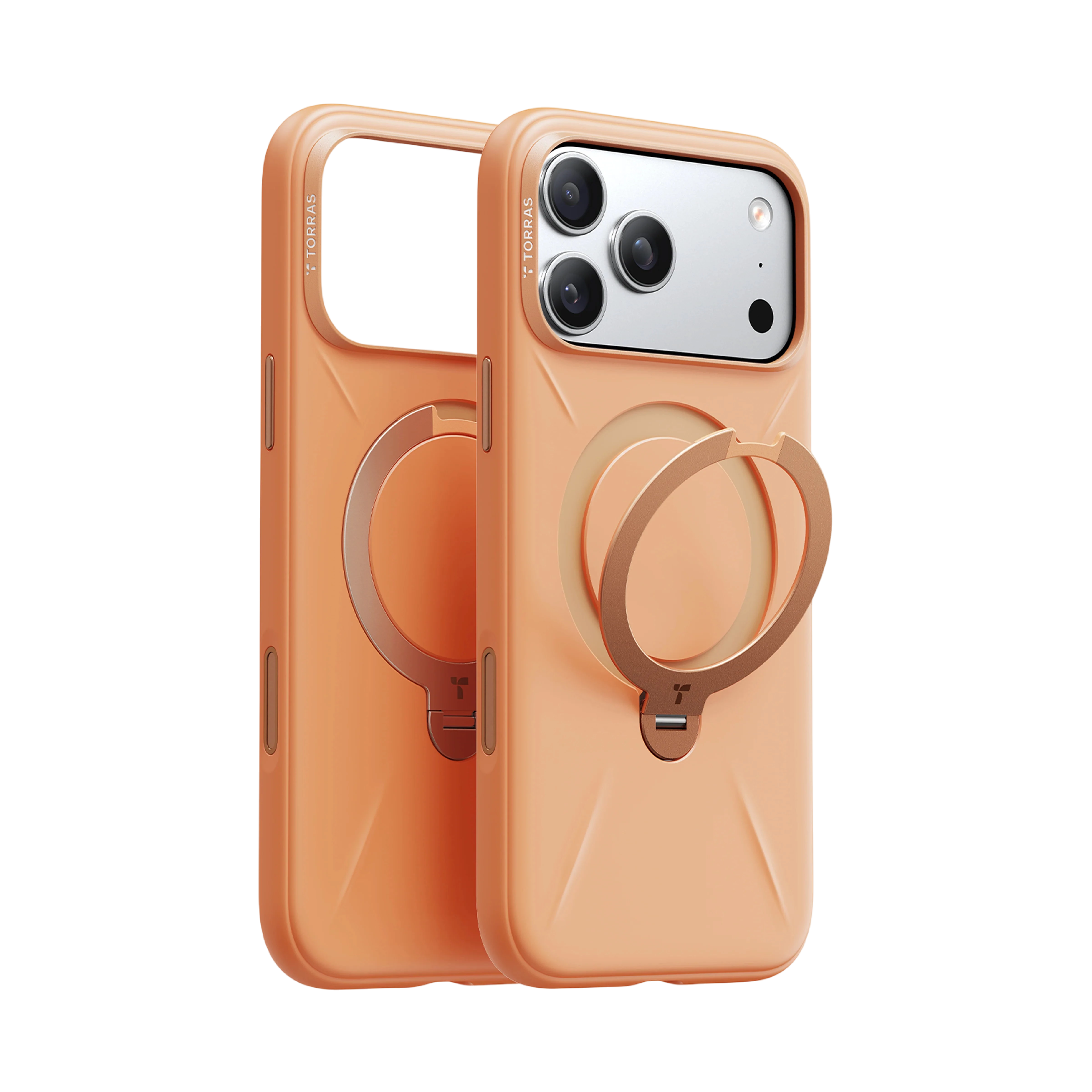 TORRAS Ostand Spin Silicone MagSafe Case for iPhone 17 Pro Max / 17 Pro