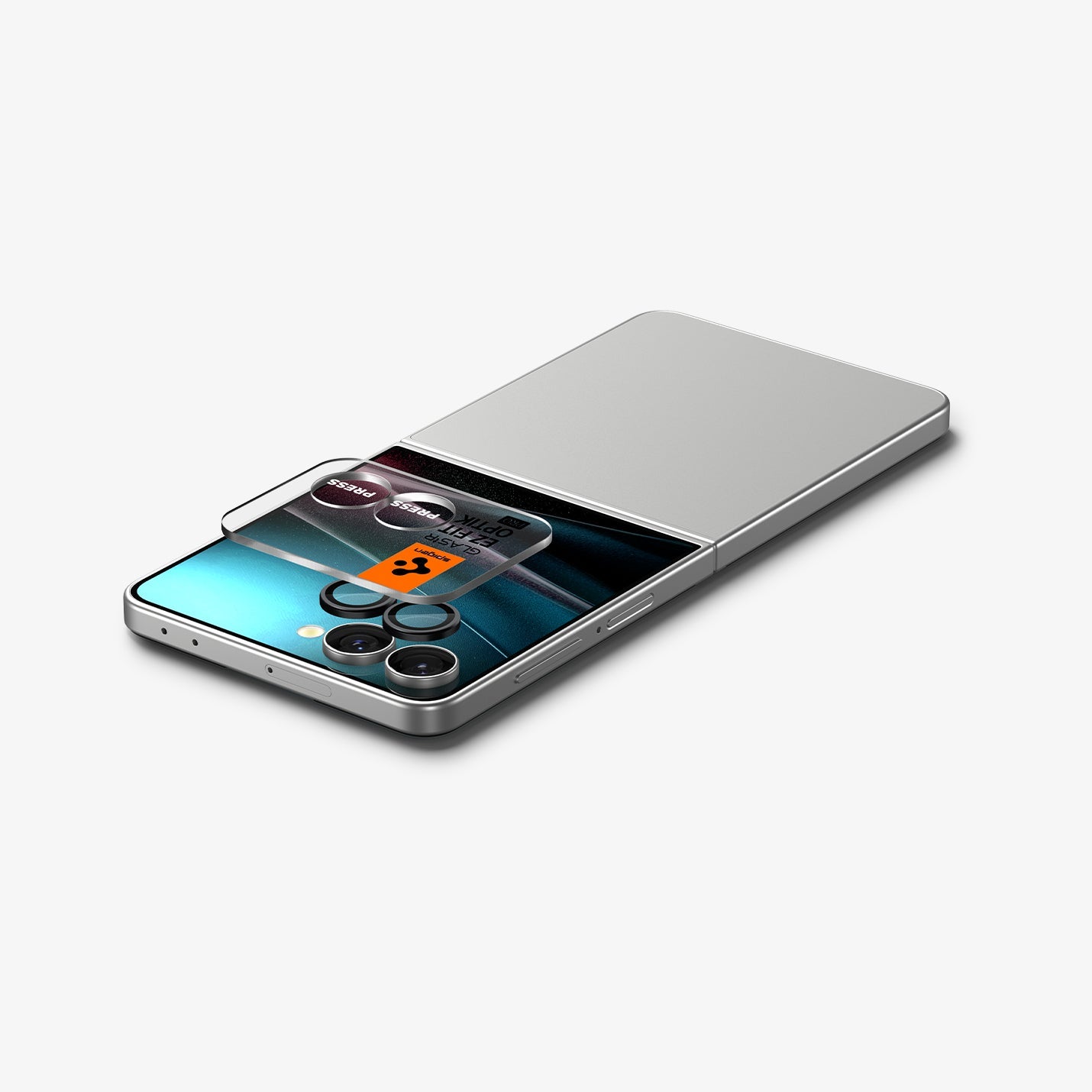 Spigen Optik Pro EZ Fit Lens Protector for Samsung Galaxy Z Flip 7 - 2 Pack