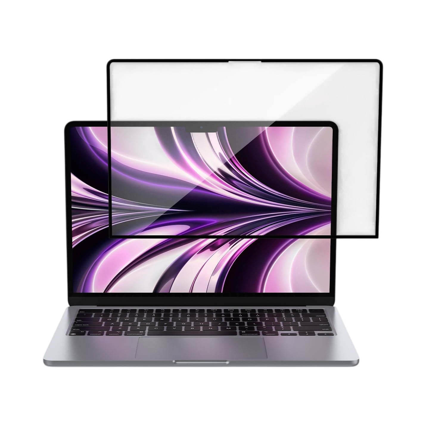 واقي شاشة Spigen GLAS.tR SLIM لجهاز MacBook Air (M4 / M3 / M2)