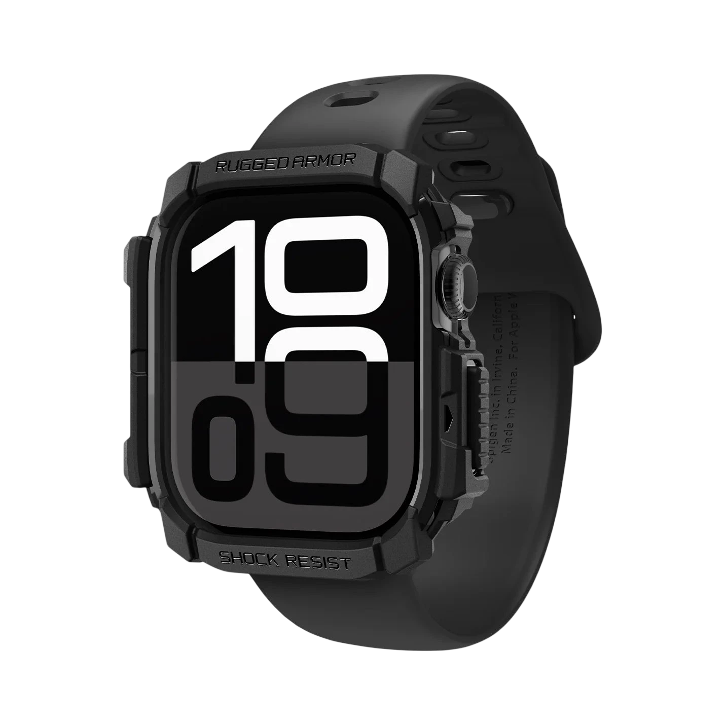 حافظة Spigen Rugged Armor لساعة Apple Watch Series 10 مقاس 46 ملم