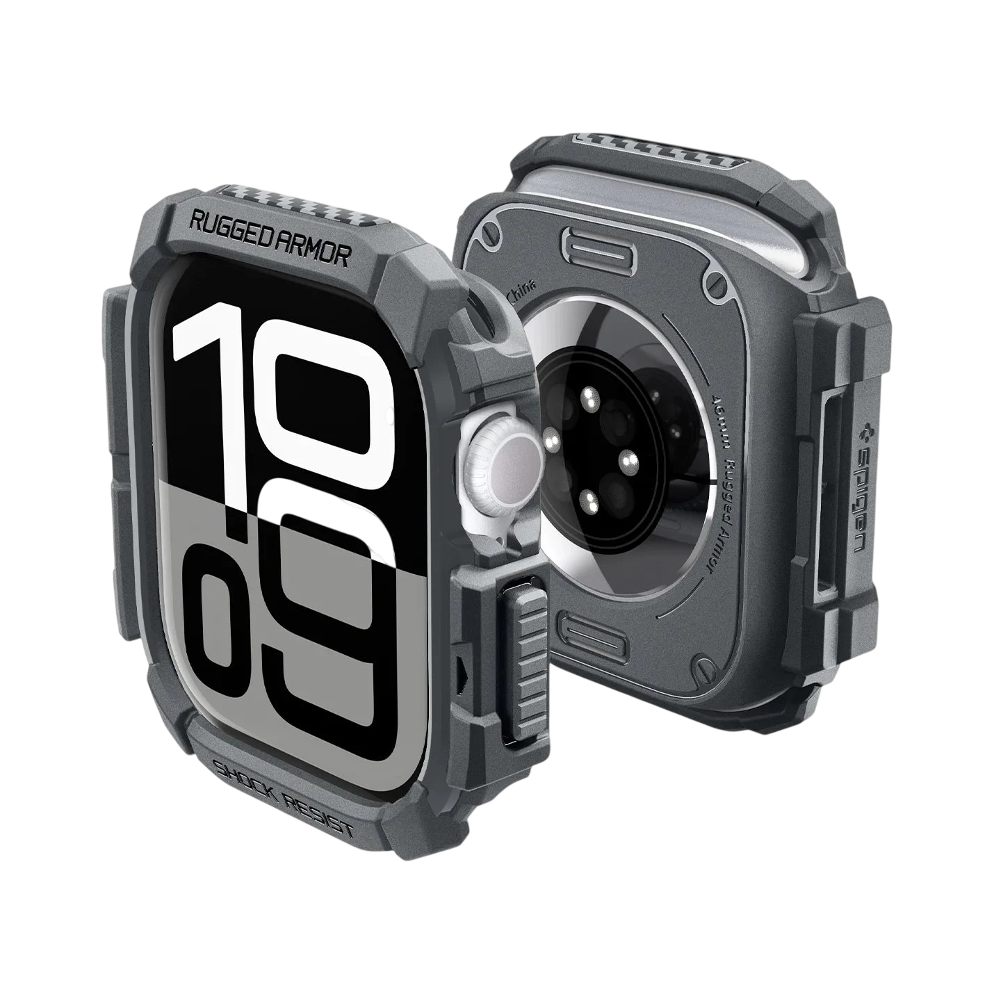 حافظة سبجن روجيد أرمور لسلسلة ساعة آبل 11 / 10 (46 مم)