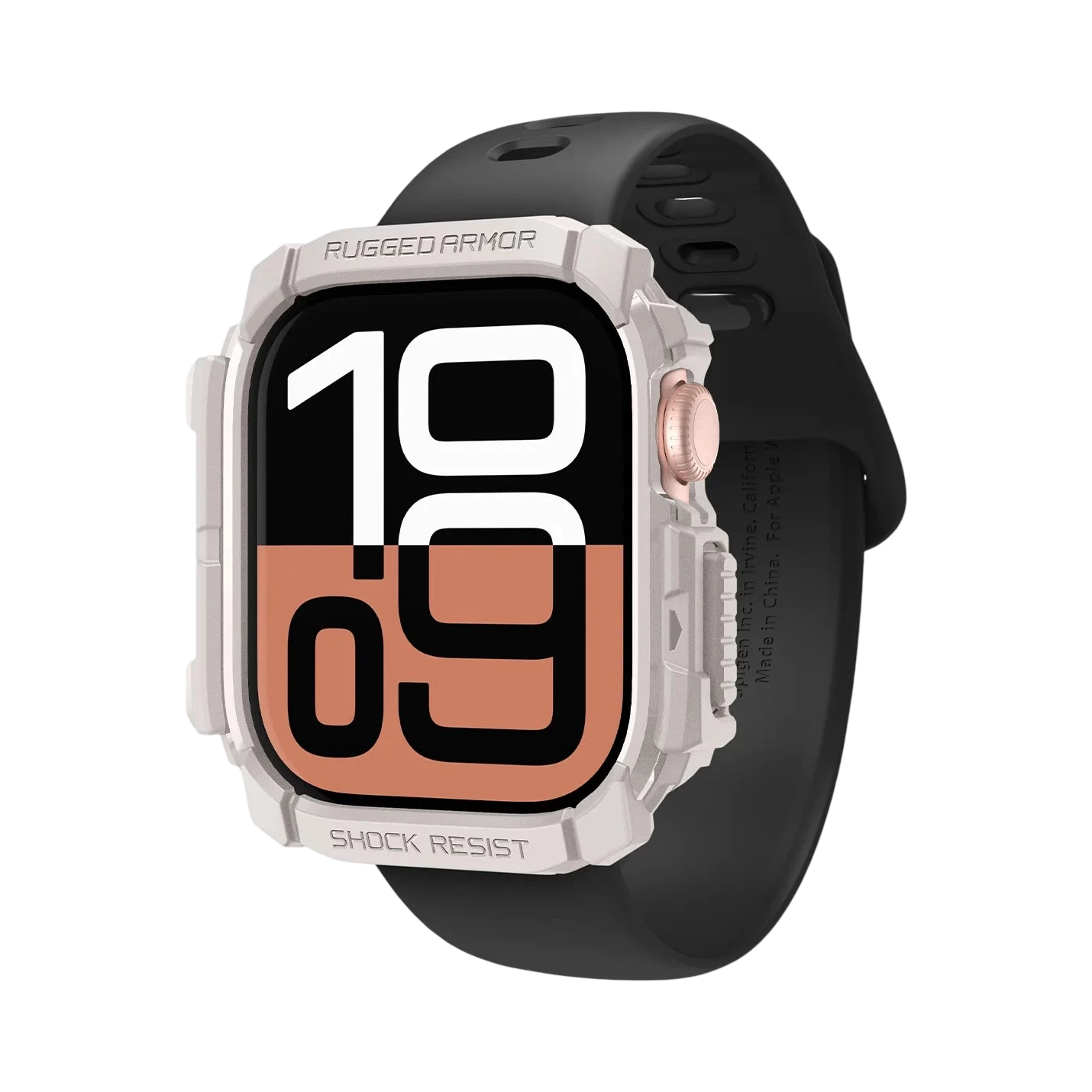 حافظة سبجن روجيد أرمور لسلسلة ساعة آبل 11 / 10 (46 مم)