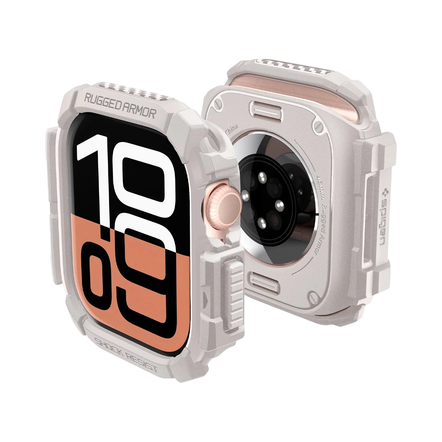 حافظة سبجن روجيد أرمور لسلسلة ساعة آبل 11 / 10 (46 مم)