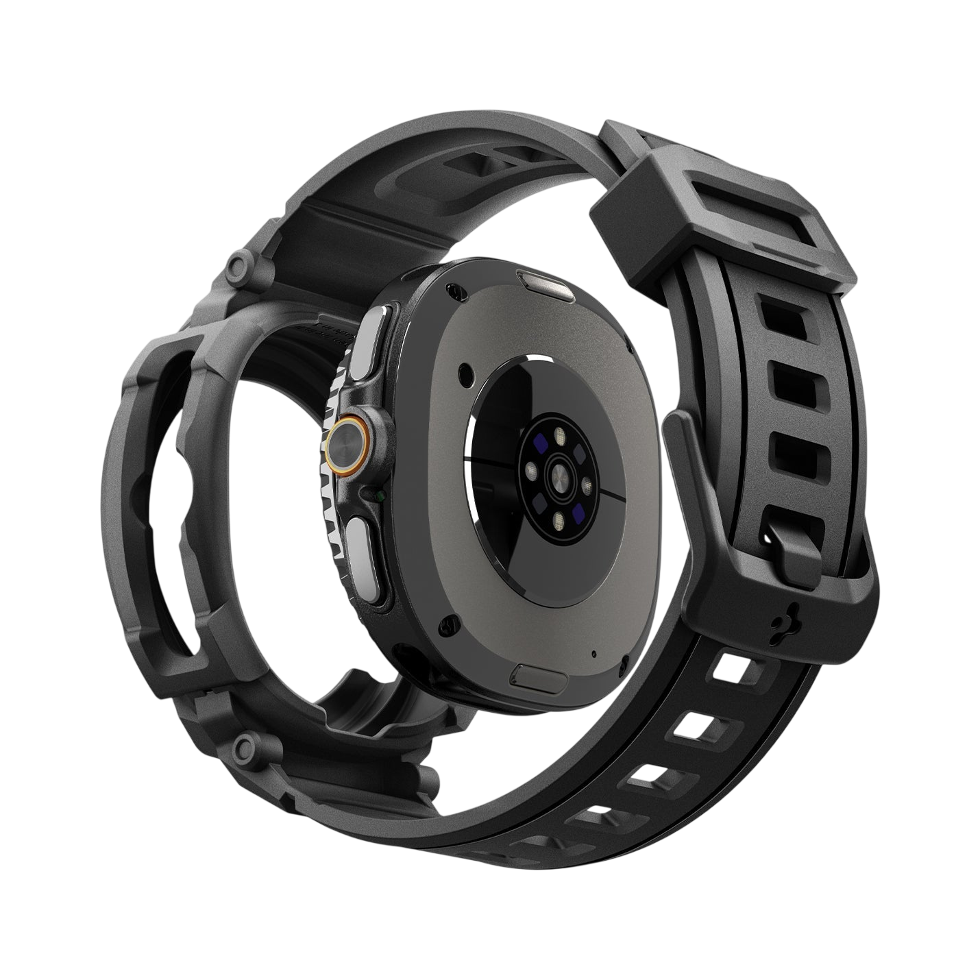 Spigen Rugged Armor Pro Band + Case for Samsung Galaxy Watch8 Classic