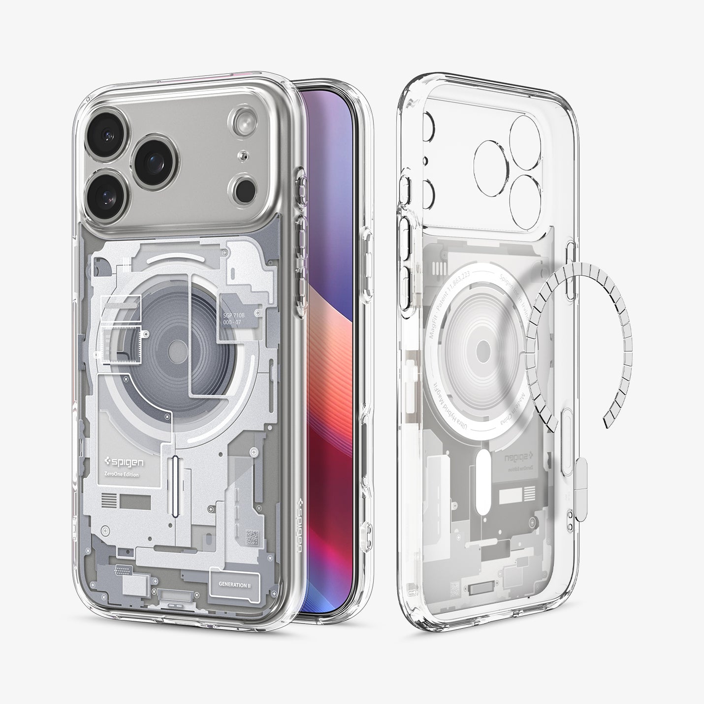 غلاف سبجن ألترا هايبرد زيرو وان (ماج فيت) لآيفون 17 برو ماكس