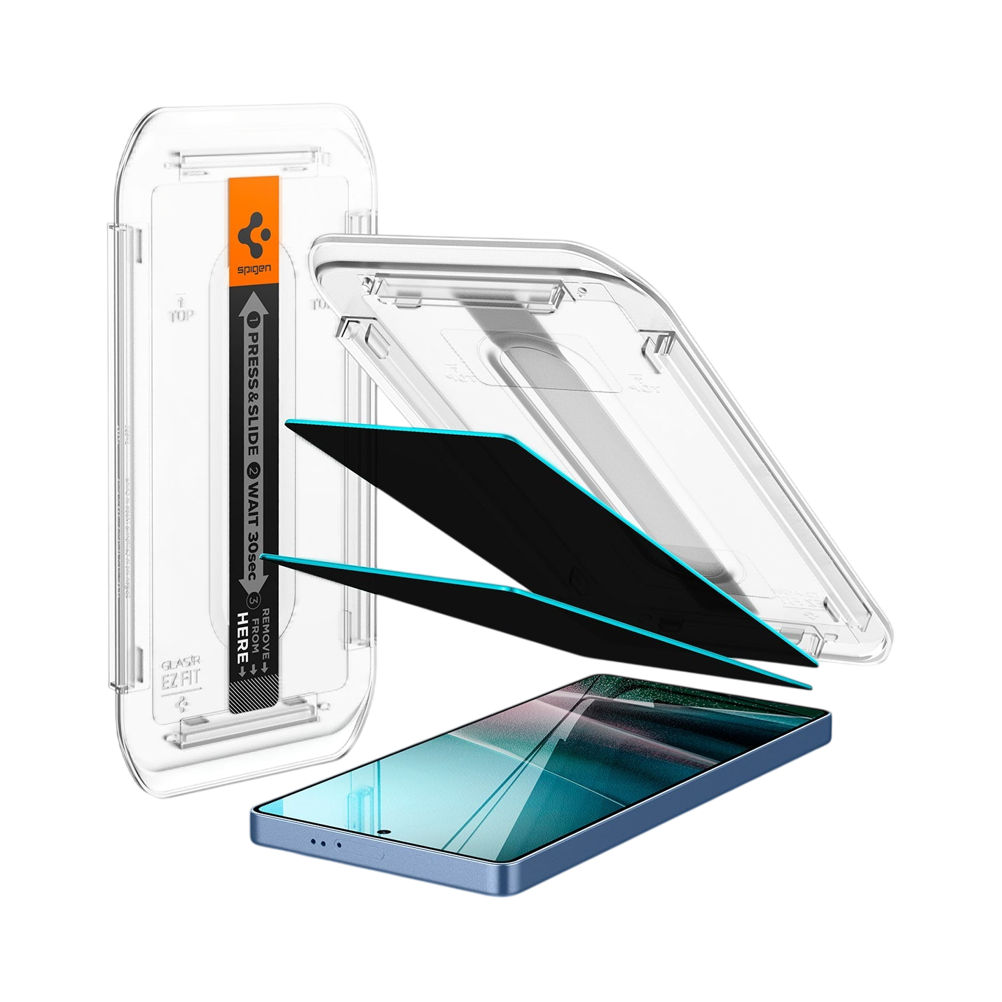 سبجن GLAS.tR EZ Fit | واقي شاشة الخصوصية (عبوة 2) لجهاز سامسونج جالاكسي S25 ألترا